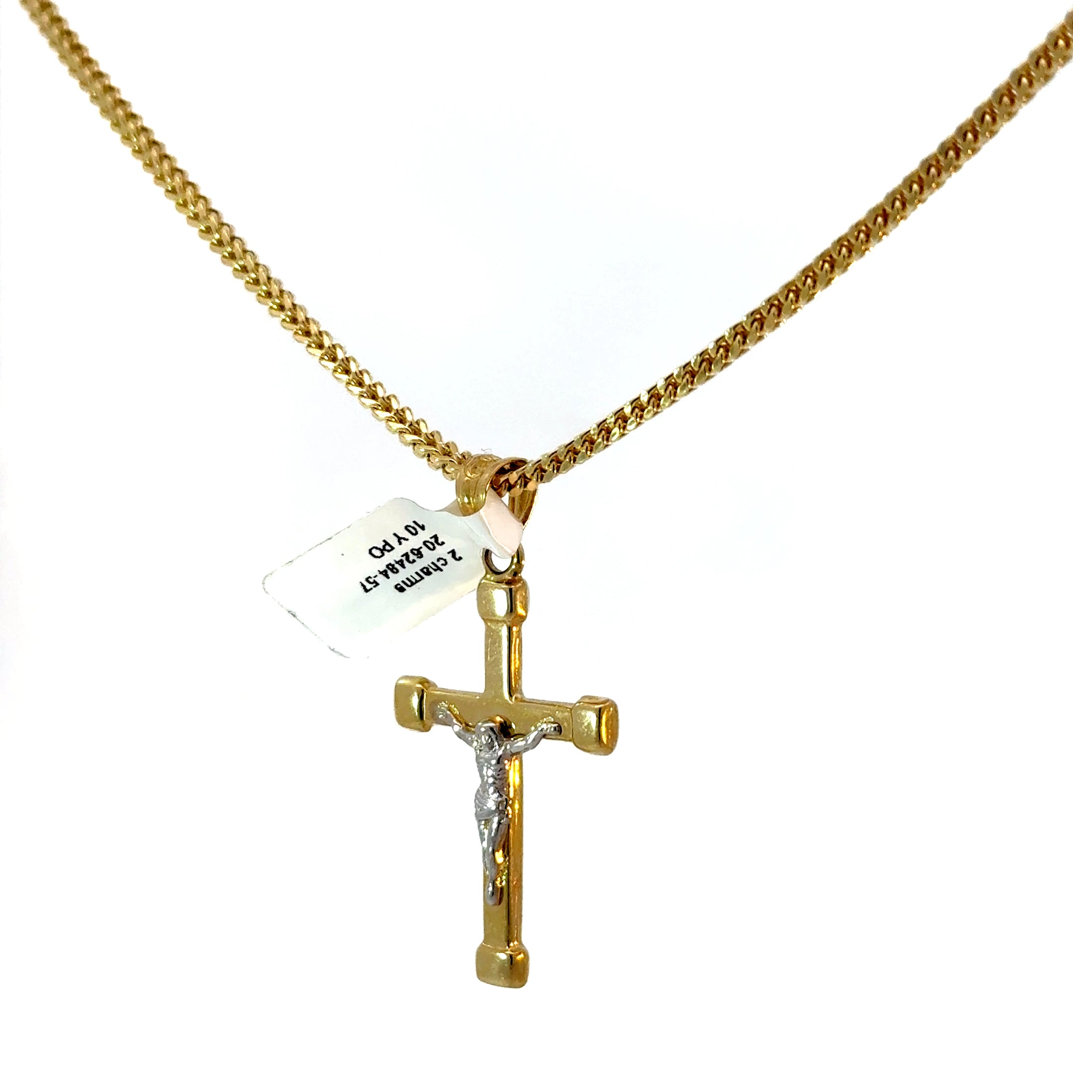 10k Gold Set -  2.3mm Franco Chain + Pendant