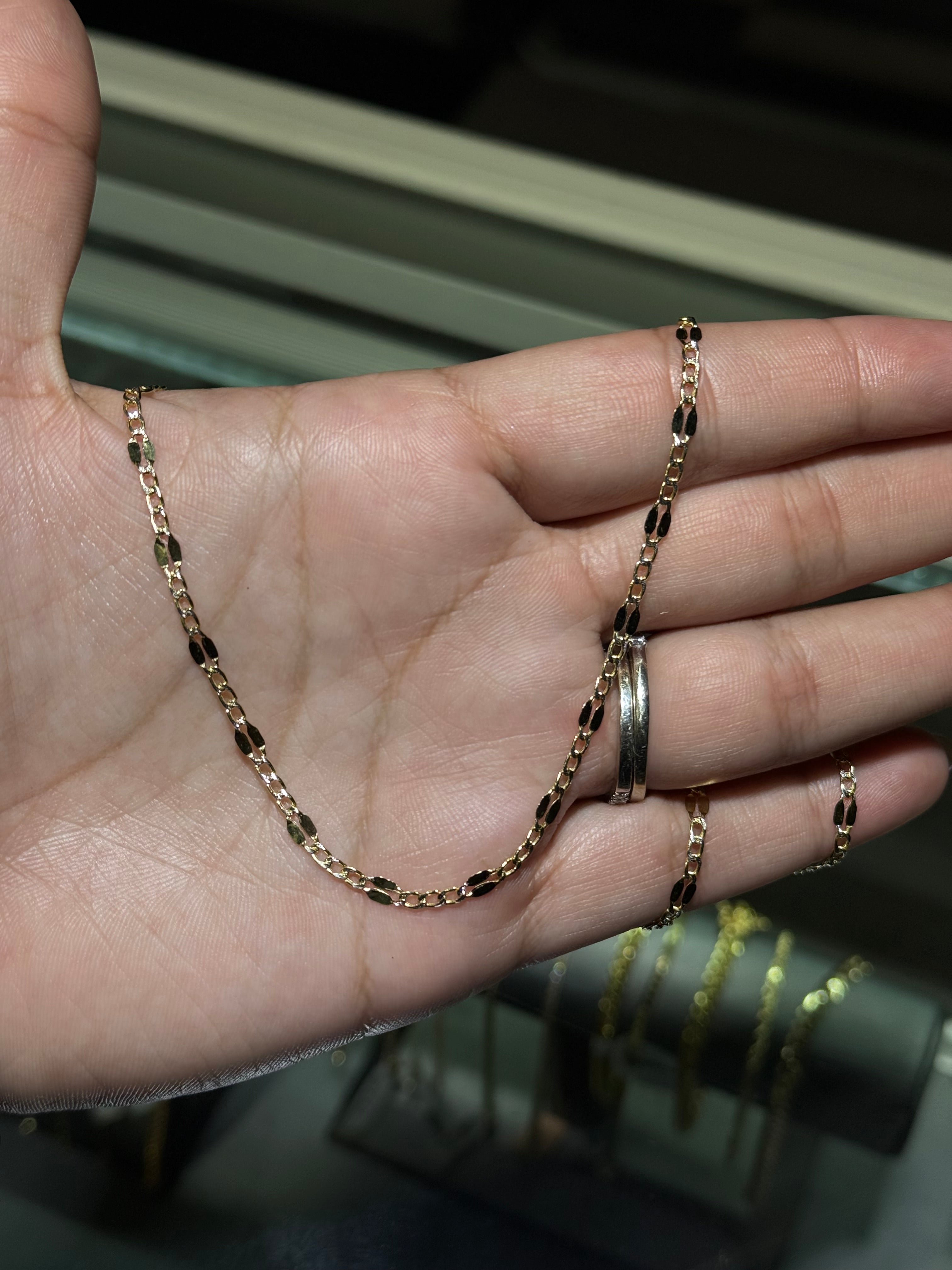10k Gold - 3mm Fancy Chain