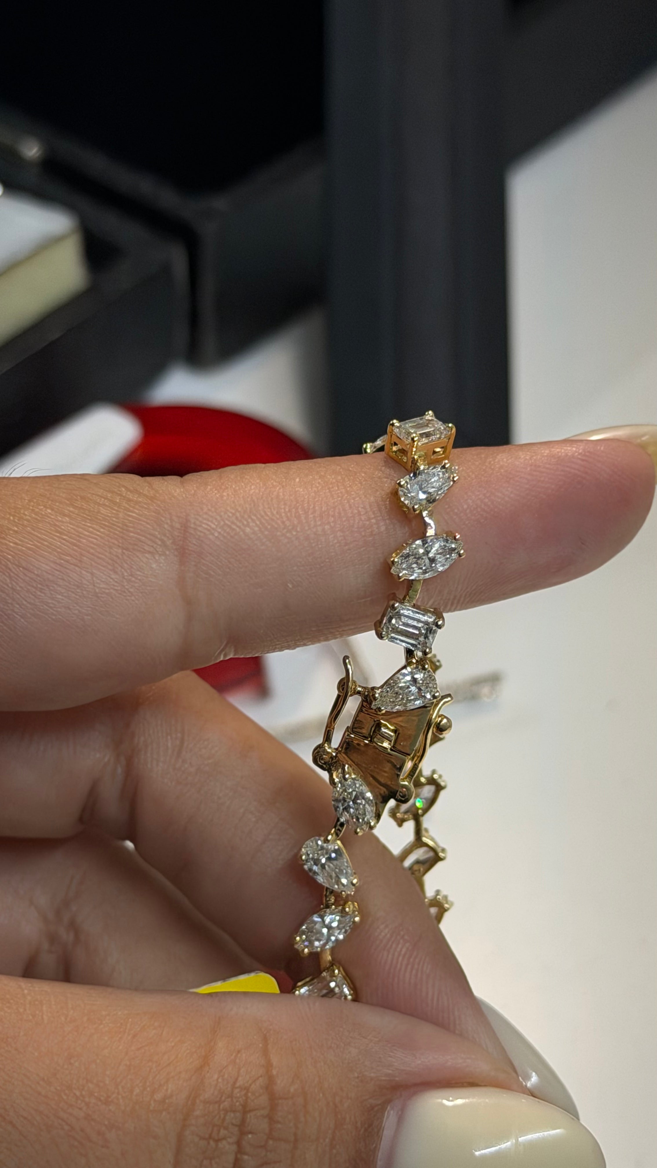 8.25ct Multishape Tennis Bracelet