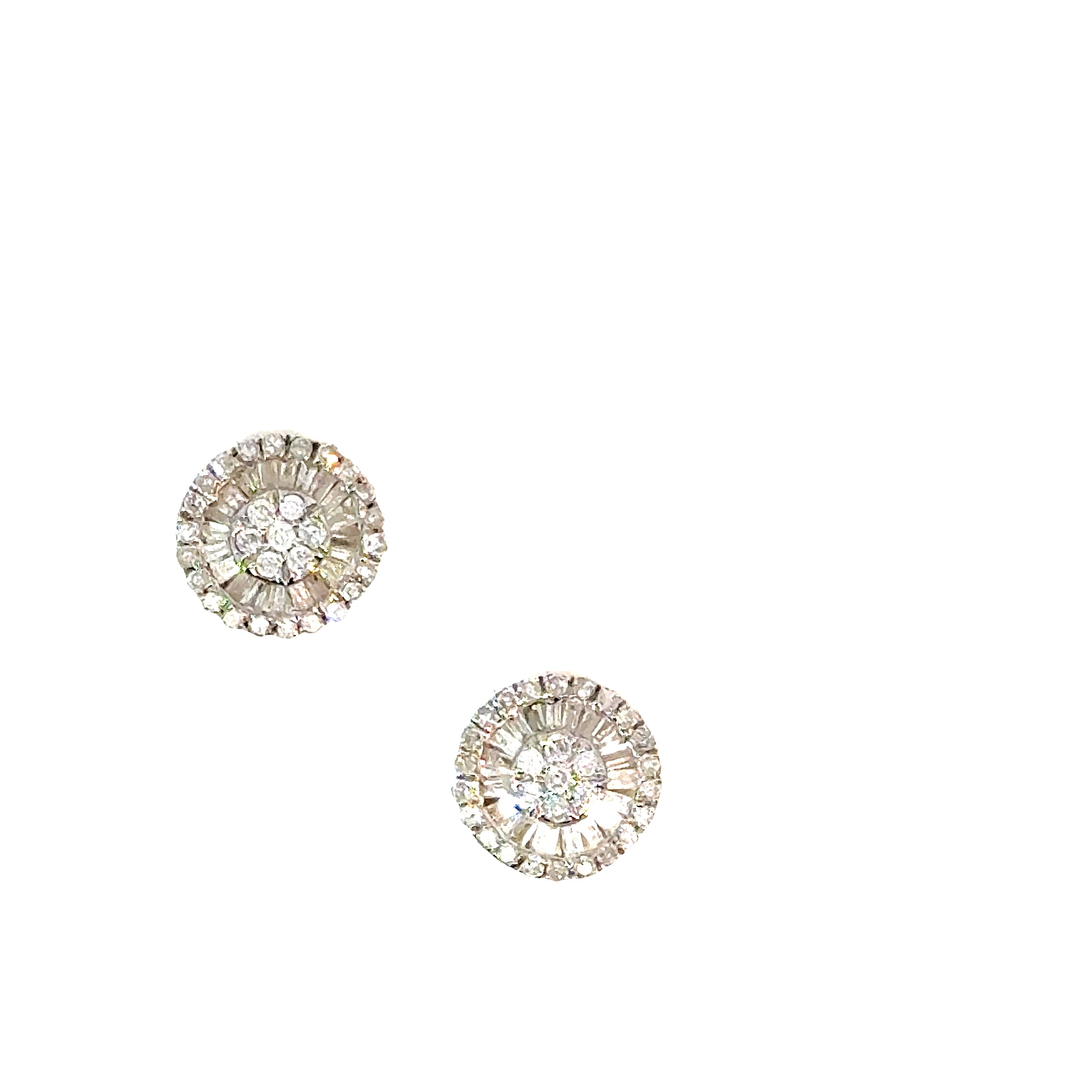 14k Gold- Diamonds Earrings