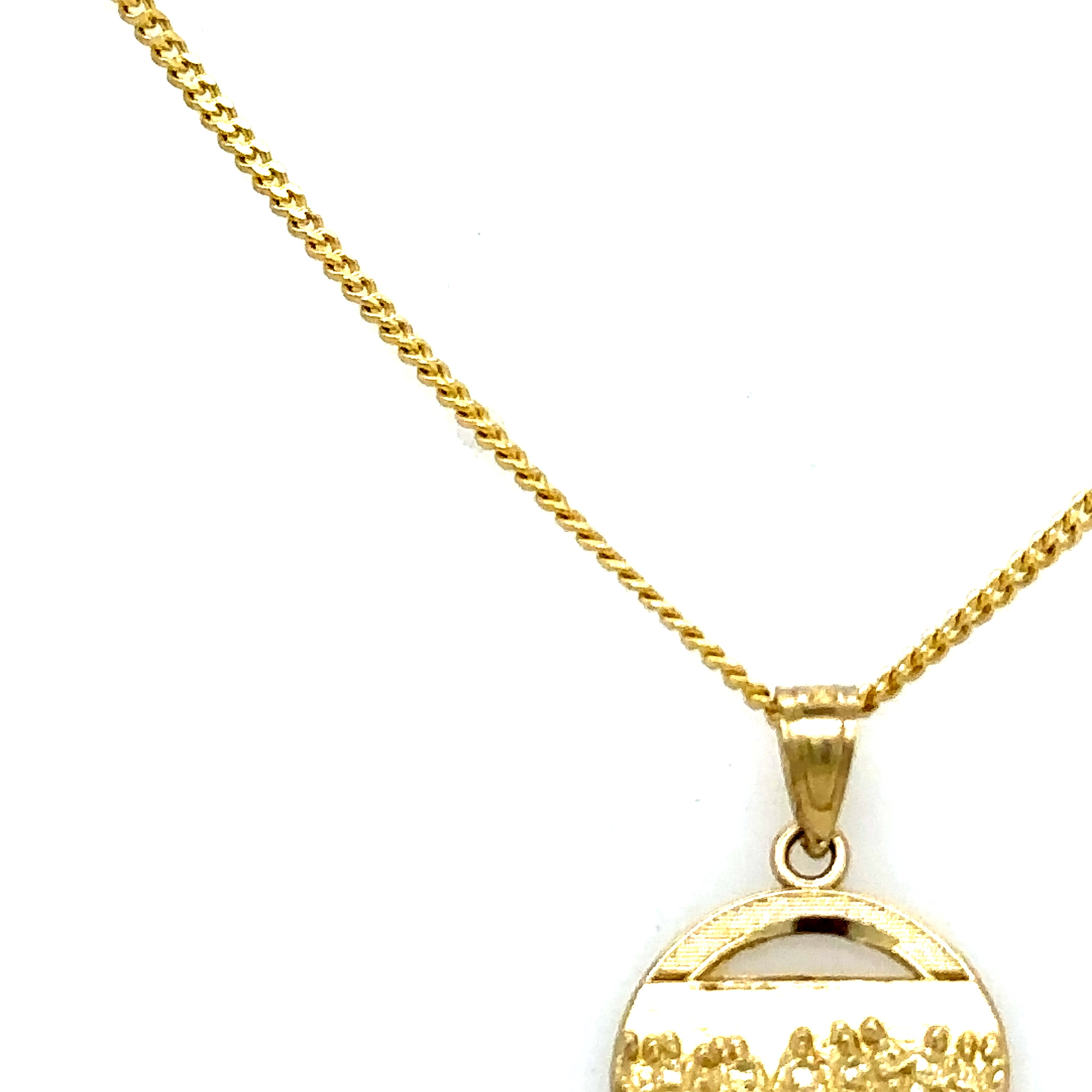 10k Gold Set - 1.5mm Solid Cuban Chain + Pendant