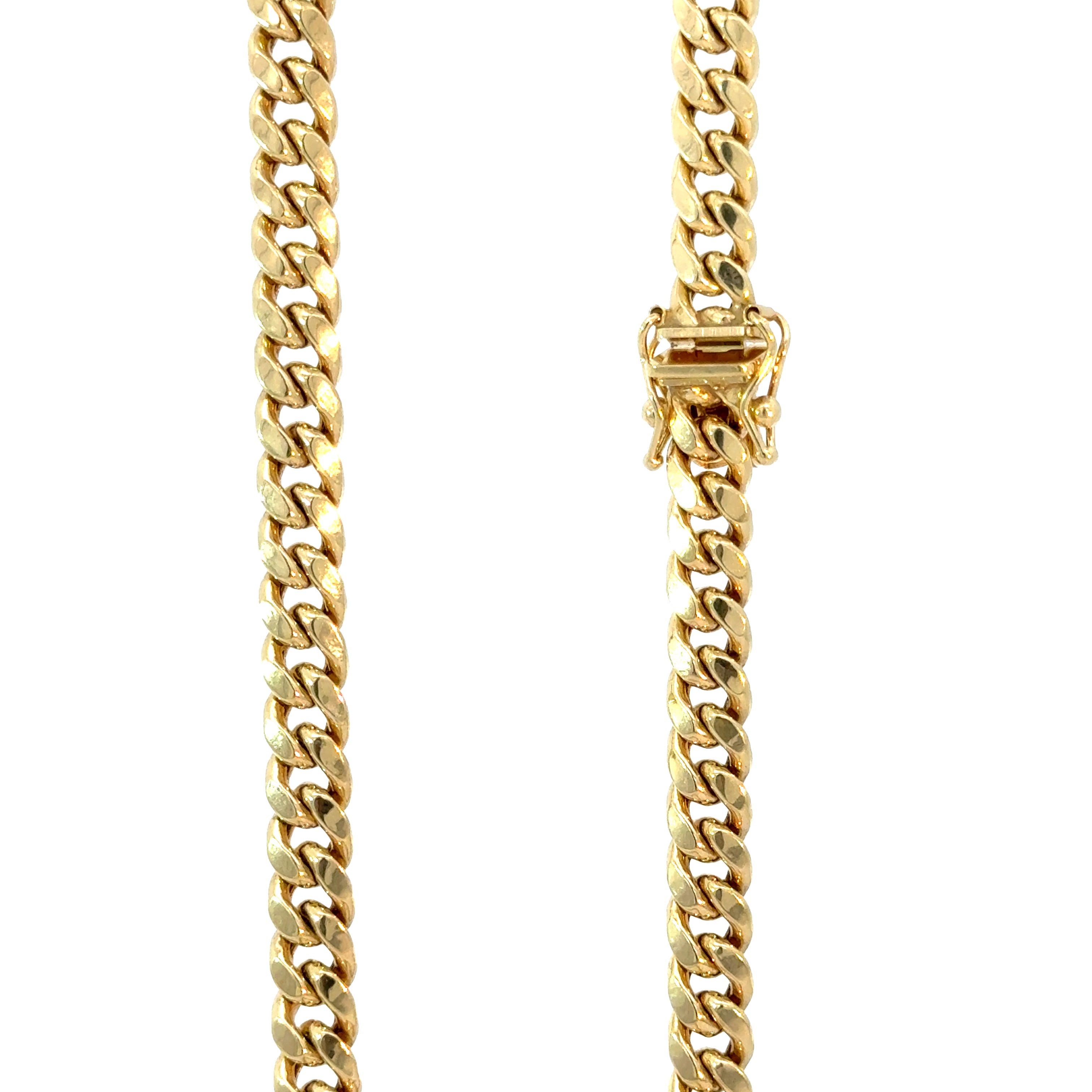 10k Gold - 5.7mm Cuban Link Chain