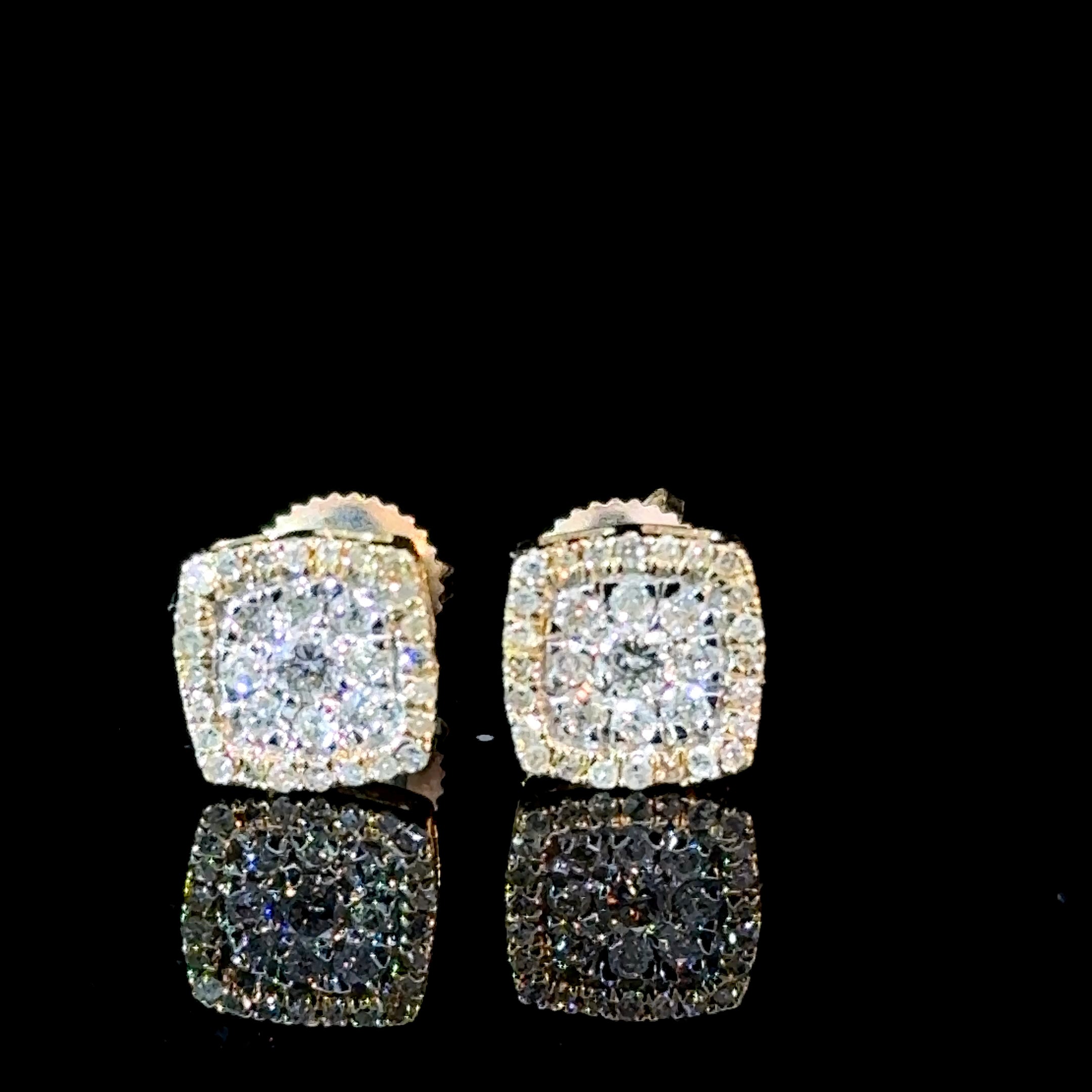 14k Gold- Diamond Studs