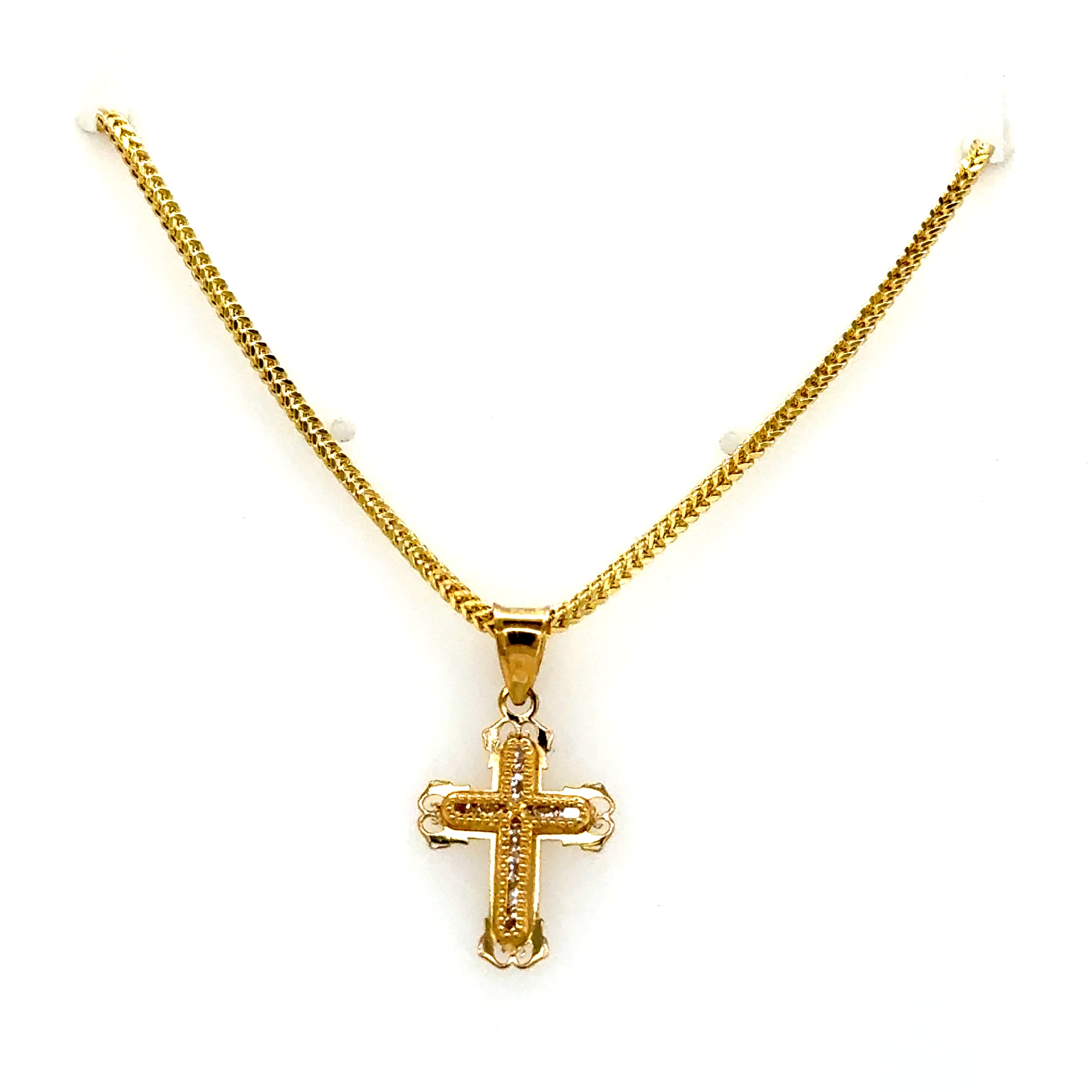 10k Gold Set - 1.8mm Franco Chain + Pendant