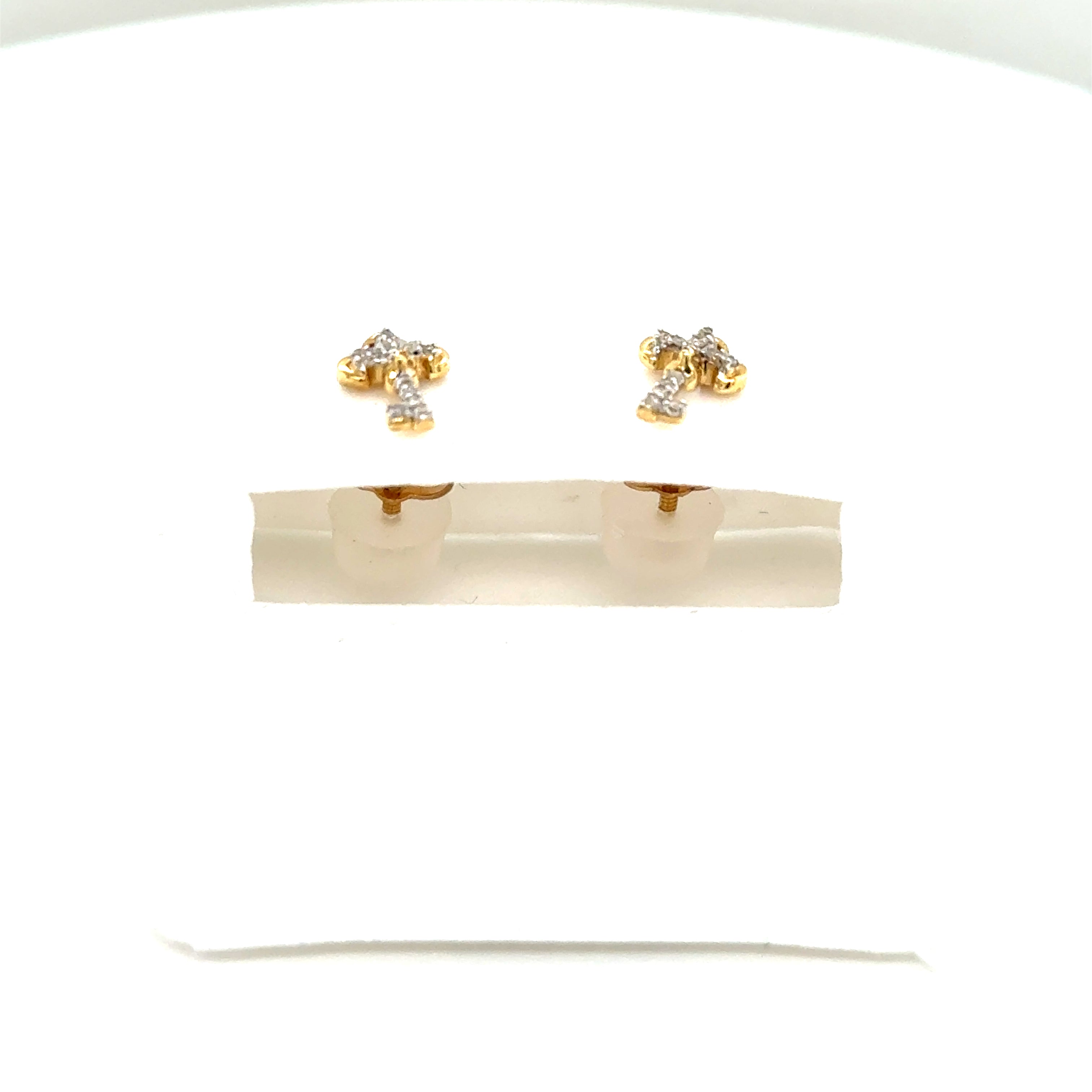 14k Gold- Diamond Studs