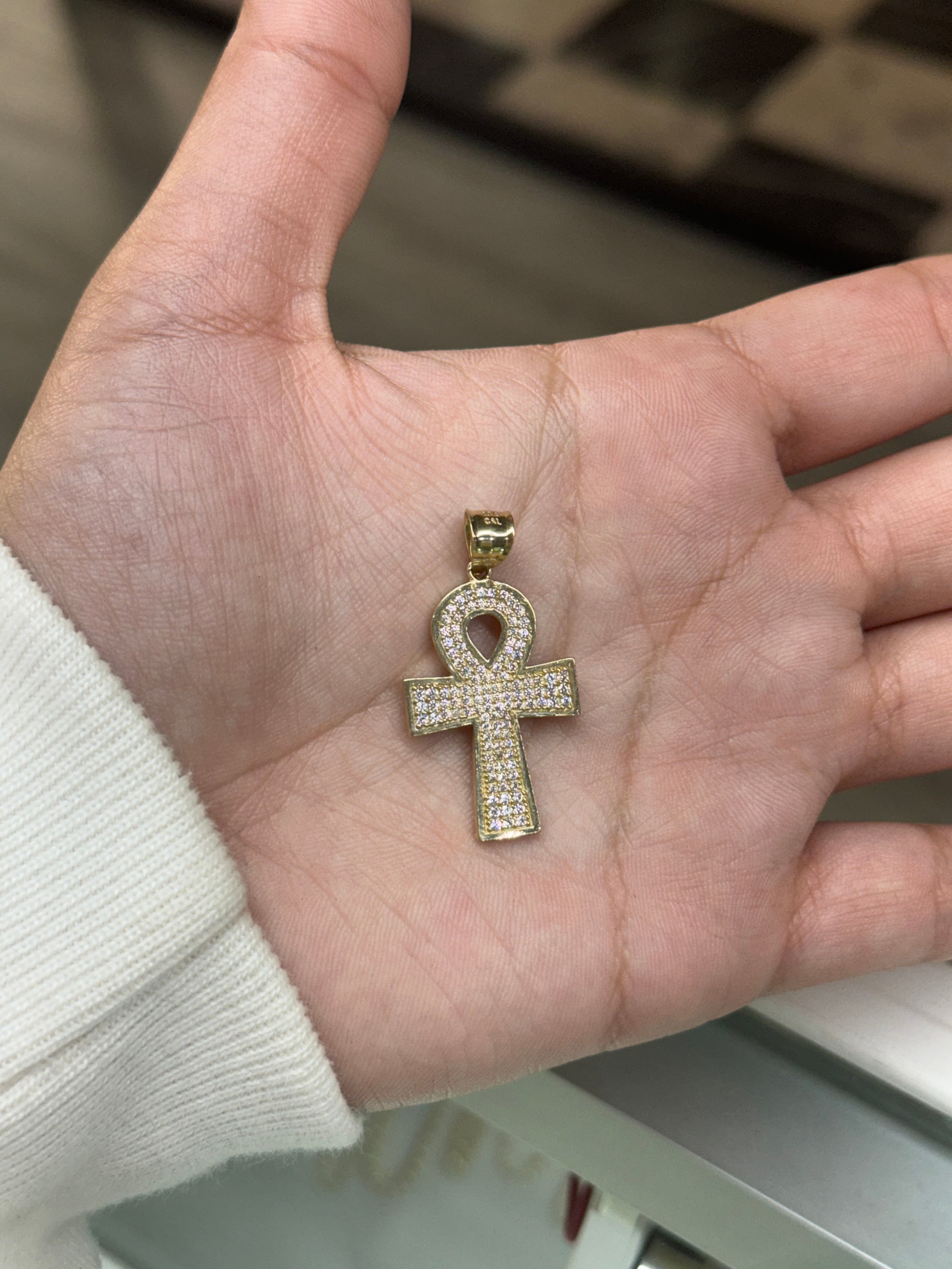 10k Gold - Cross Pendant