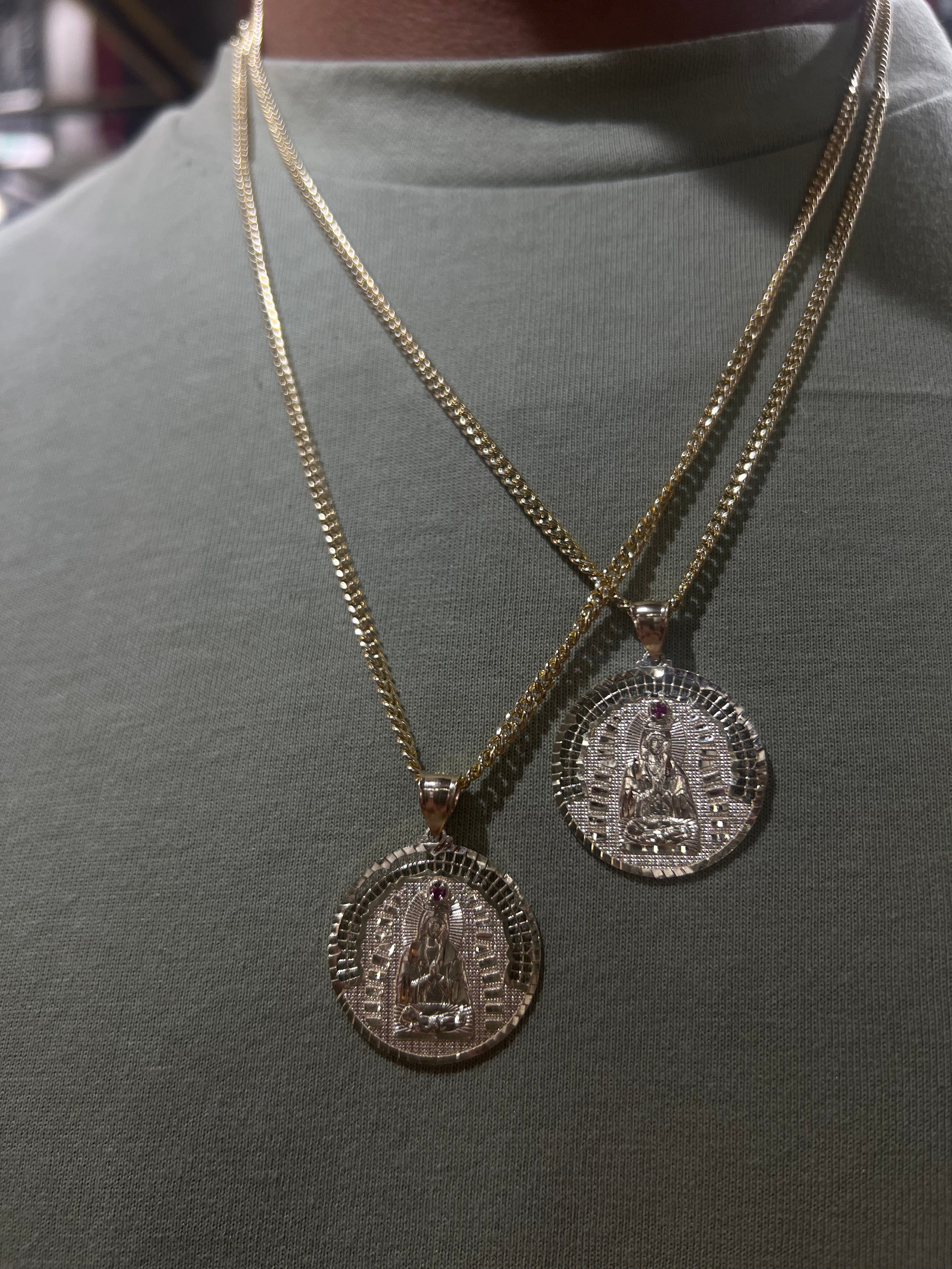 10k Gold Set - 3mm Cuban Chain + Pendant