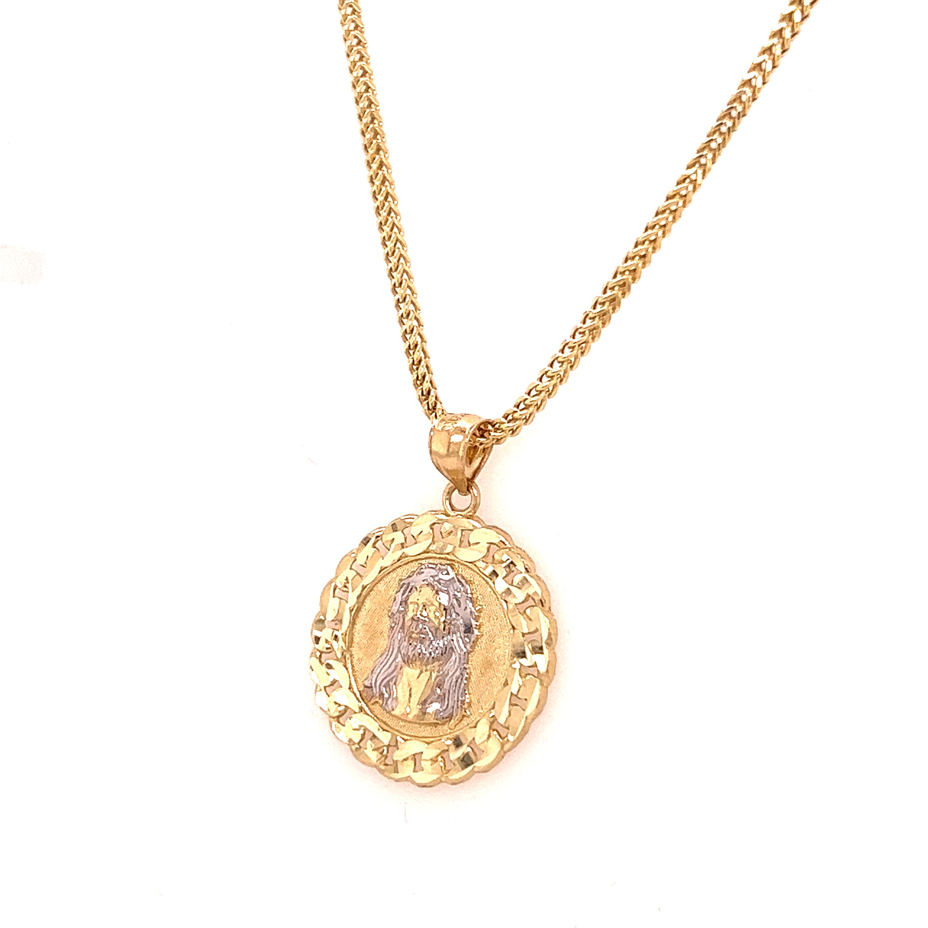 10k Gold Set -  1.7mm franco + Pendant