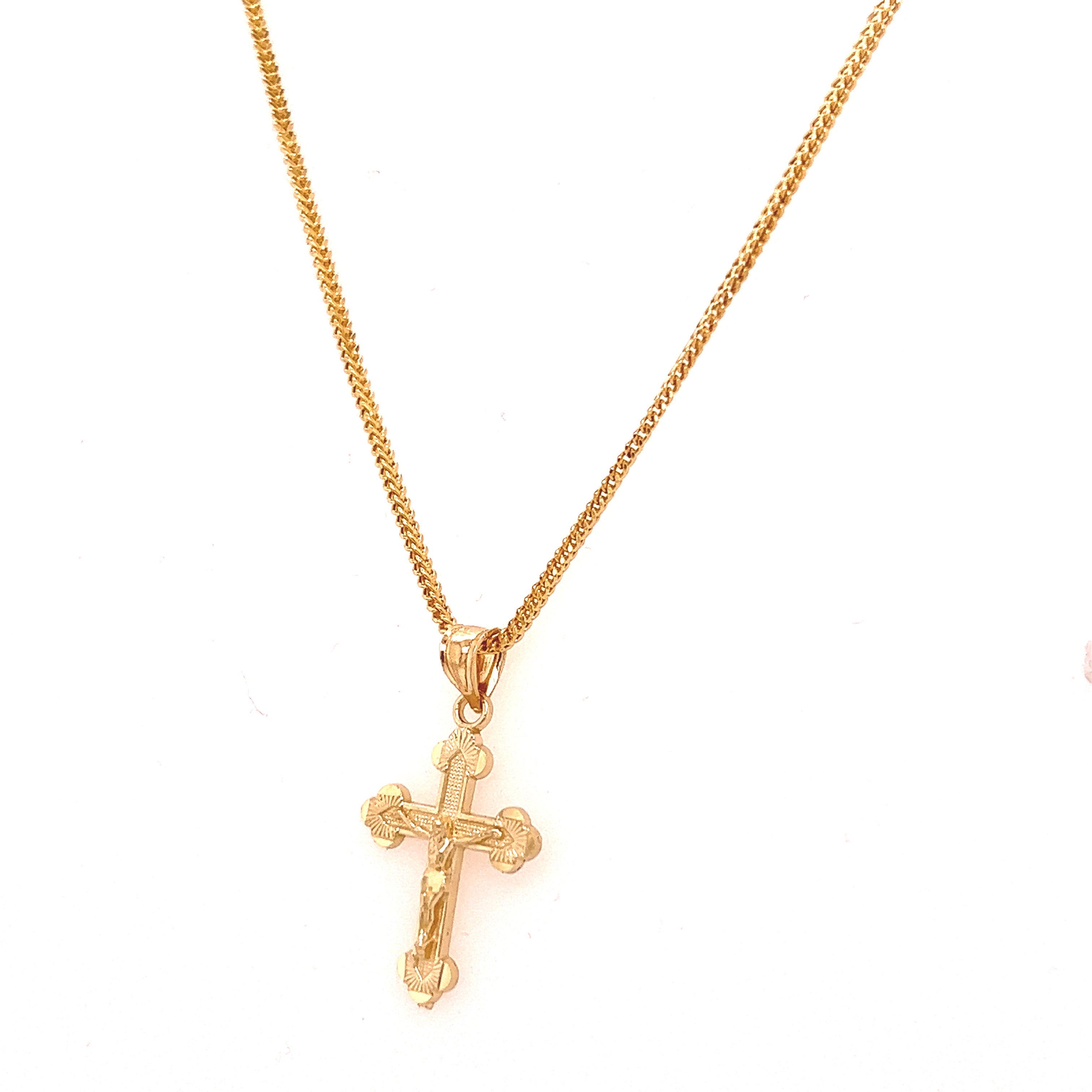 10k Gold Set -  1.5mm franco + Pendant