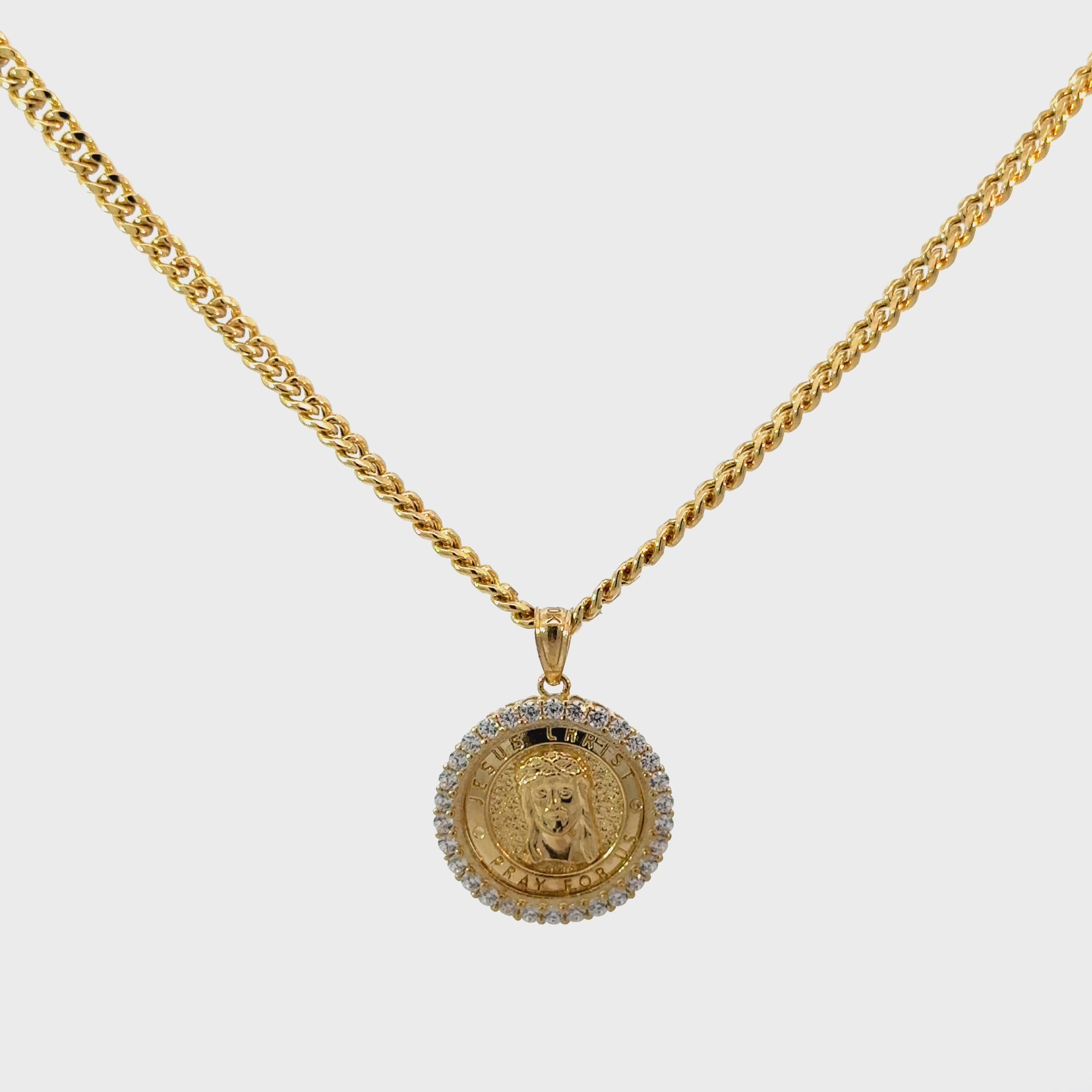 10k Gold Set - 3mm Cuban Chain + Pendant