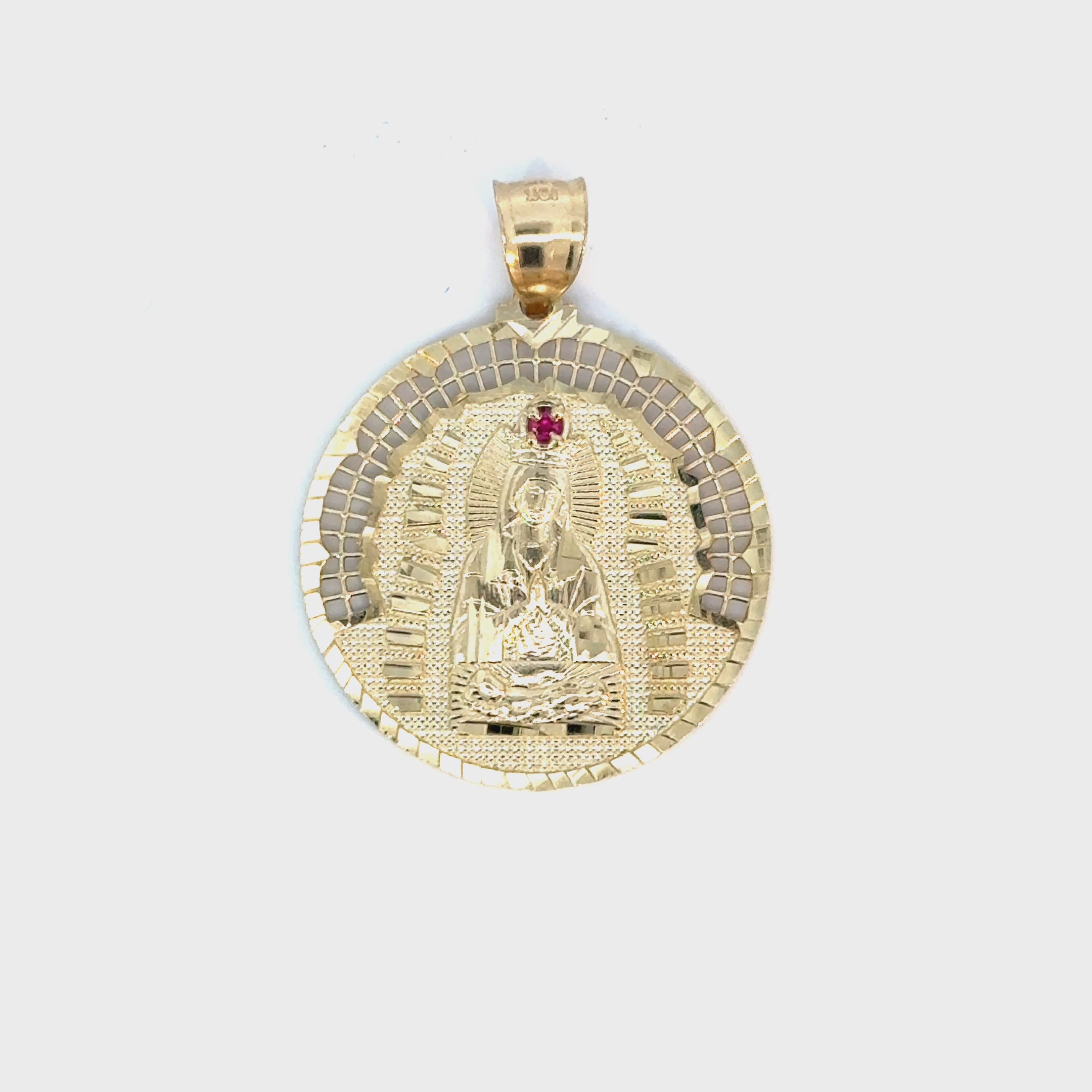 10k Gold - Virgin Medallion