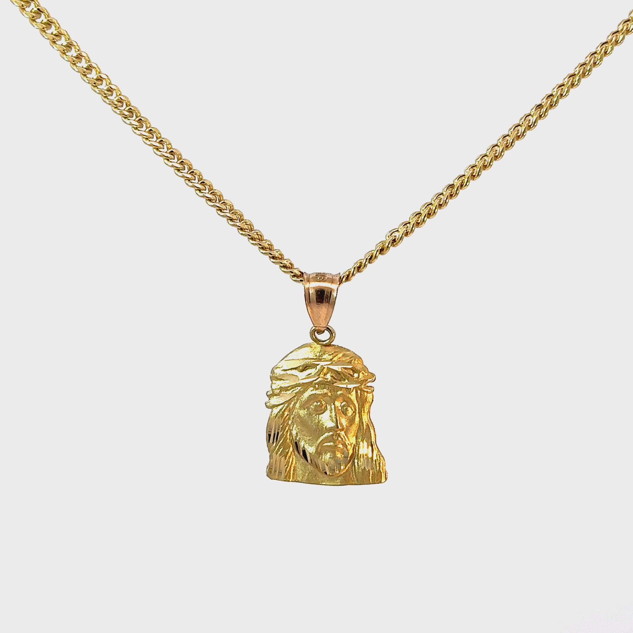 10k Gold Set - 3mm Cuban Chain + Pendant