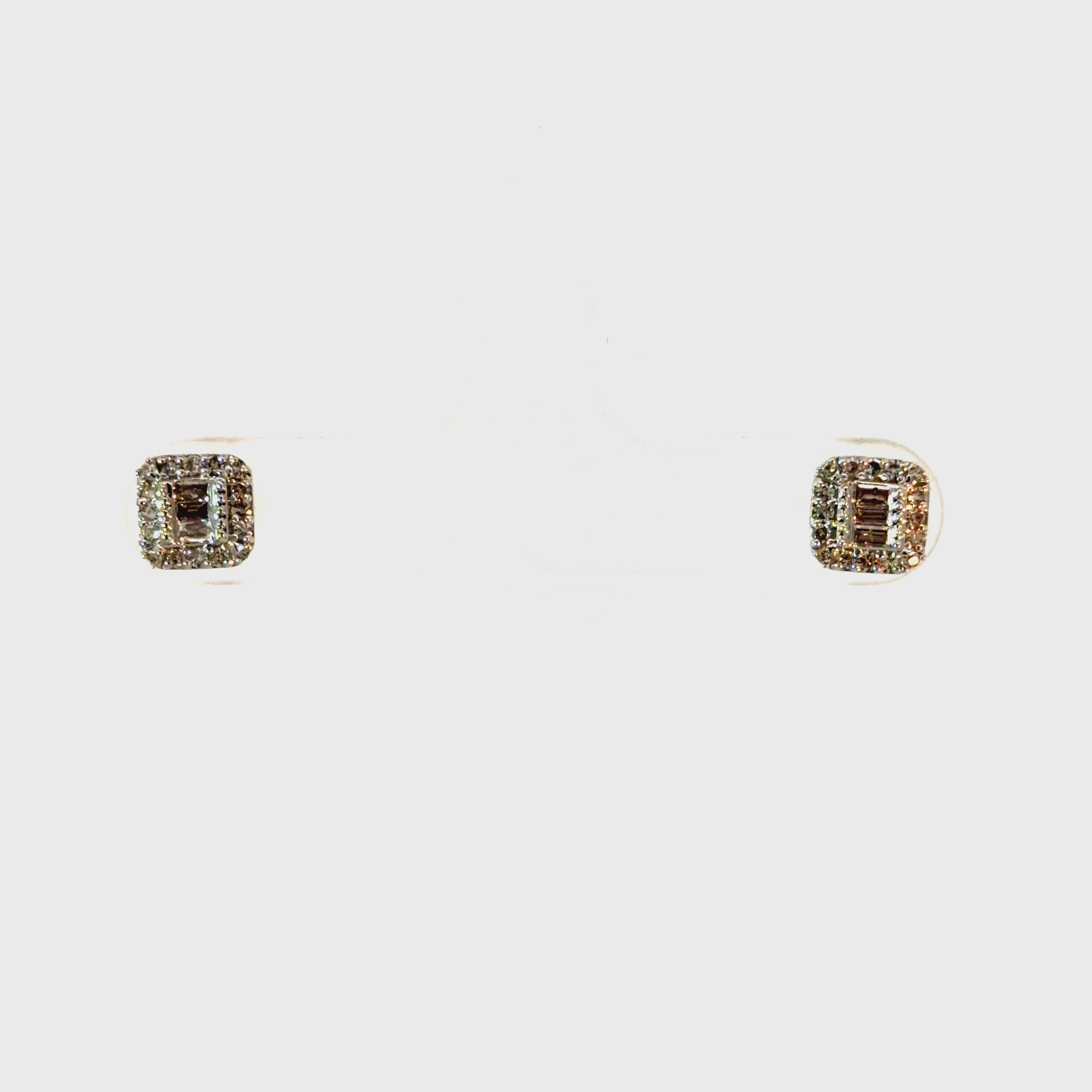 10k Gold & Diamond Studs