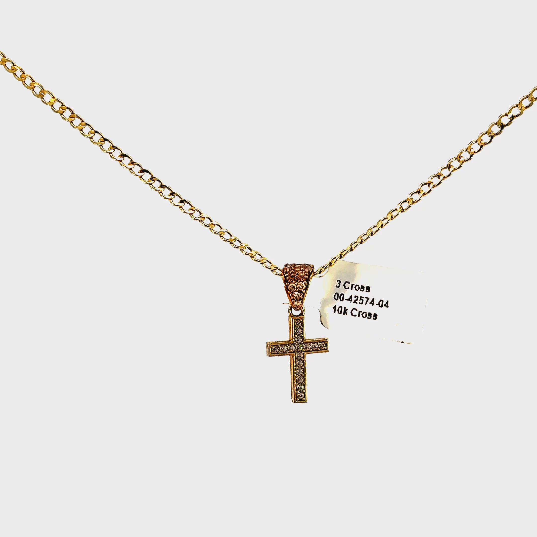 10k Gold Set - 2mm Cuban Chain + Pendant