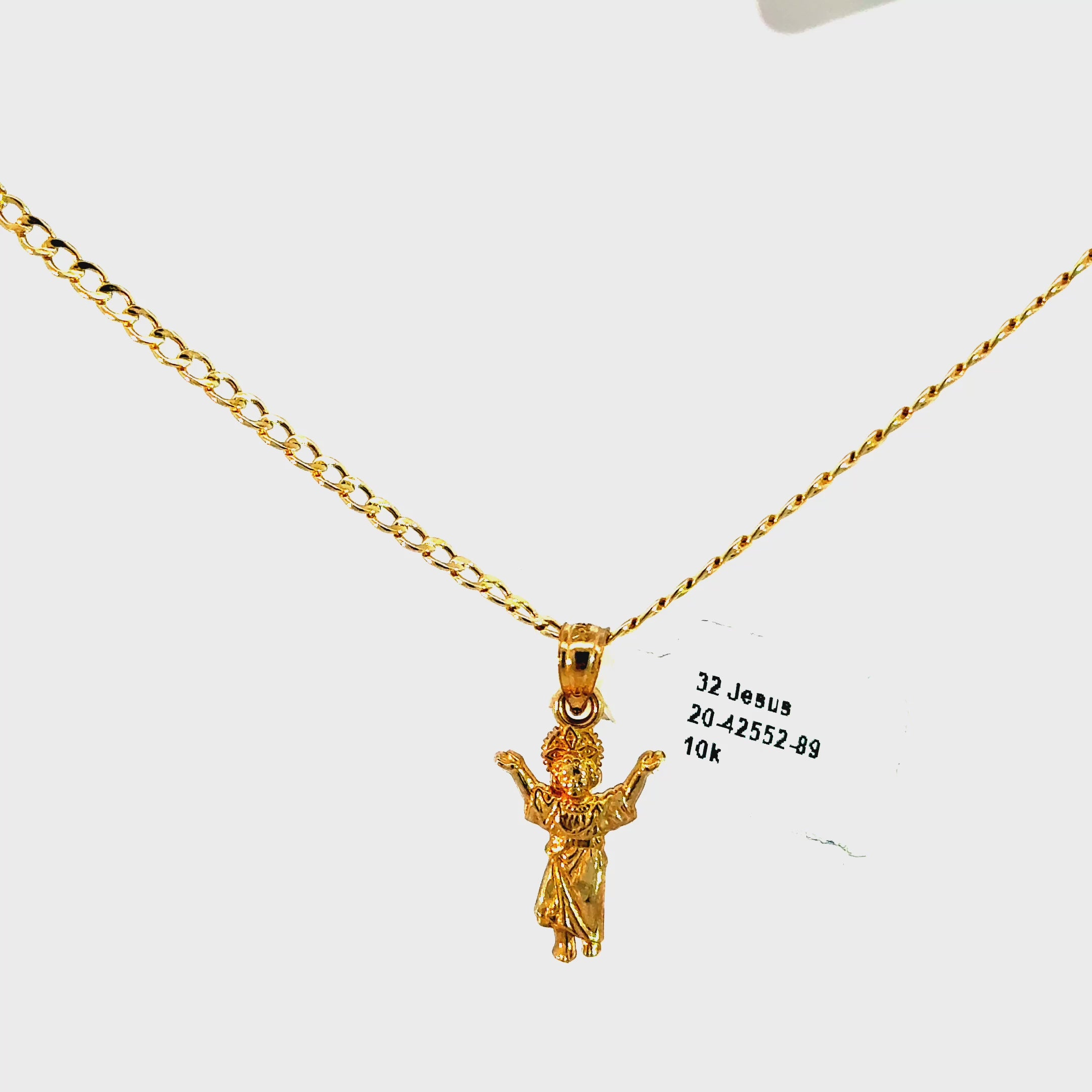 10k Gold Set - 2mm Cuban Chain + Pendant