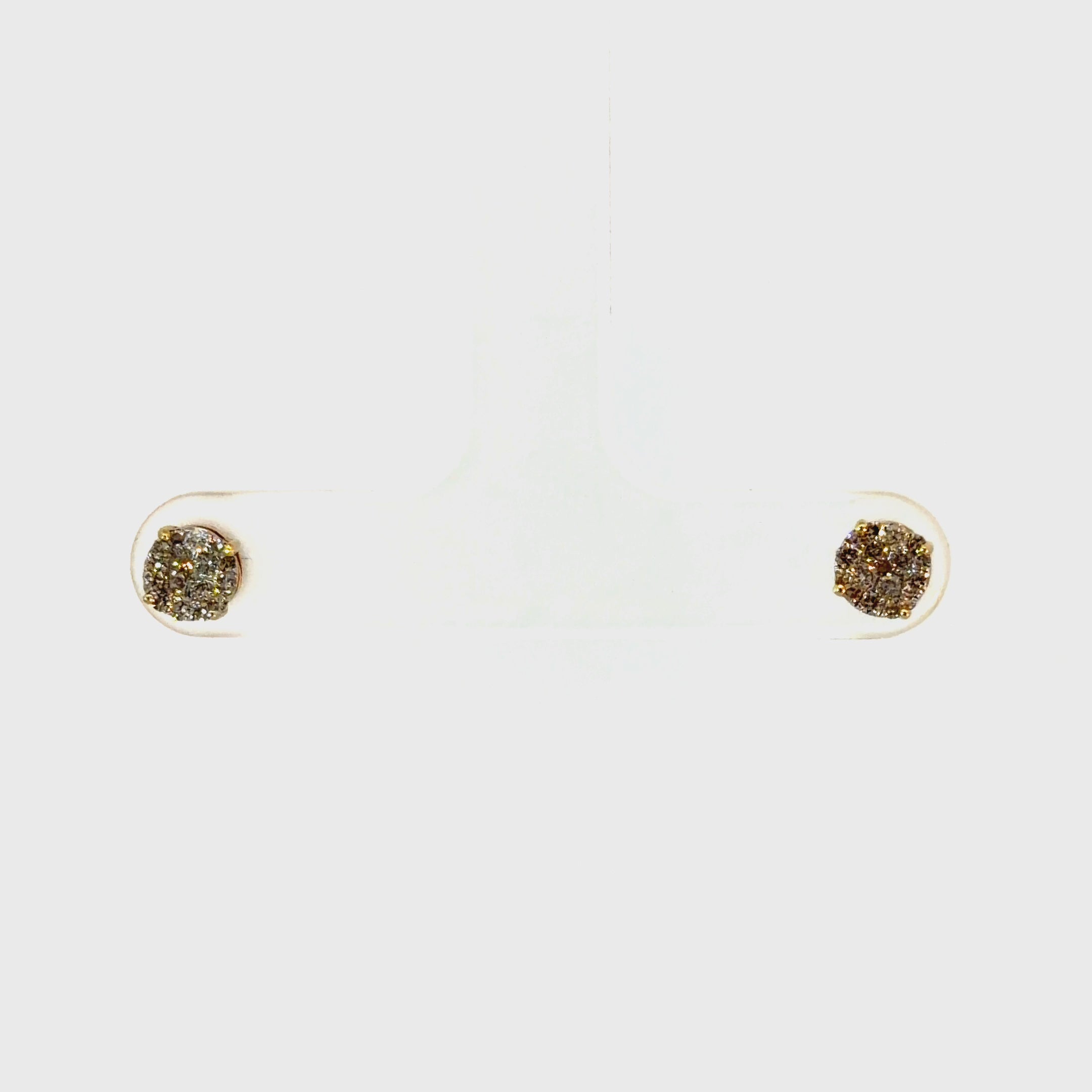 10k Gold & Diamond Studs