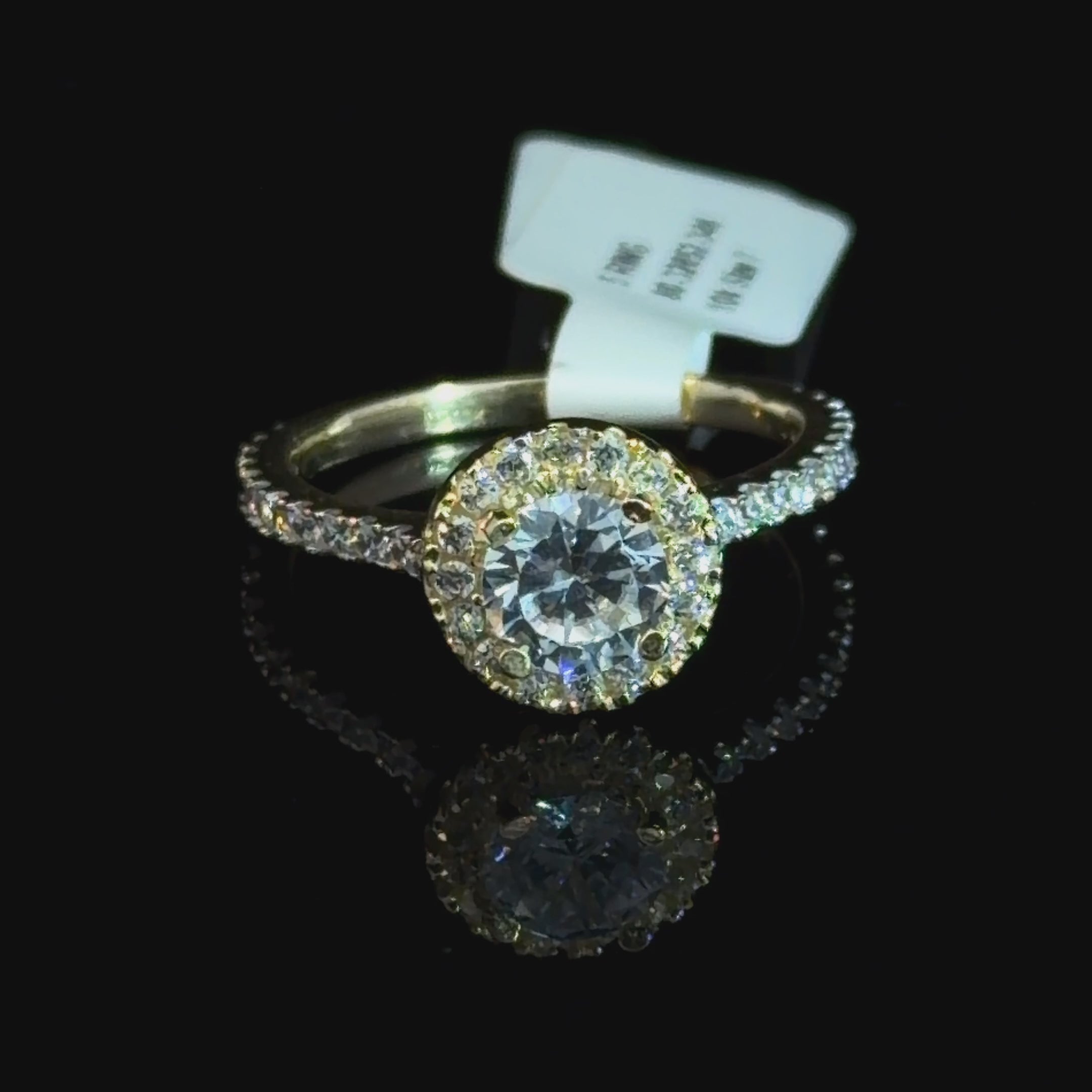 10k Gold - CZ Engagement Ring