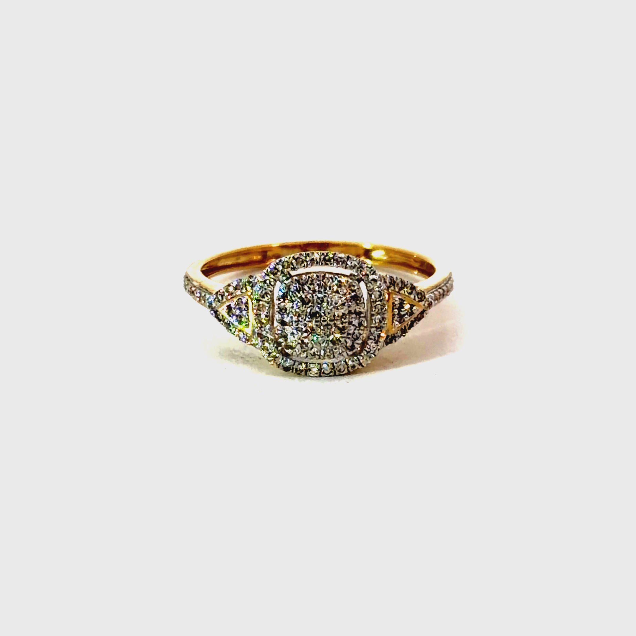 10k Gold & Diamonds Ring