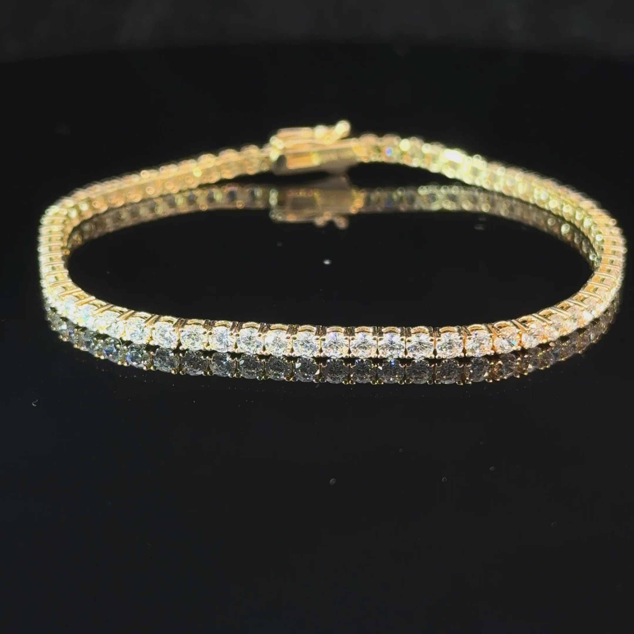 10k Gold - Tennis Bracelet