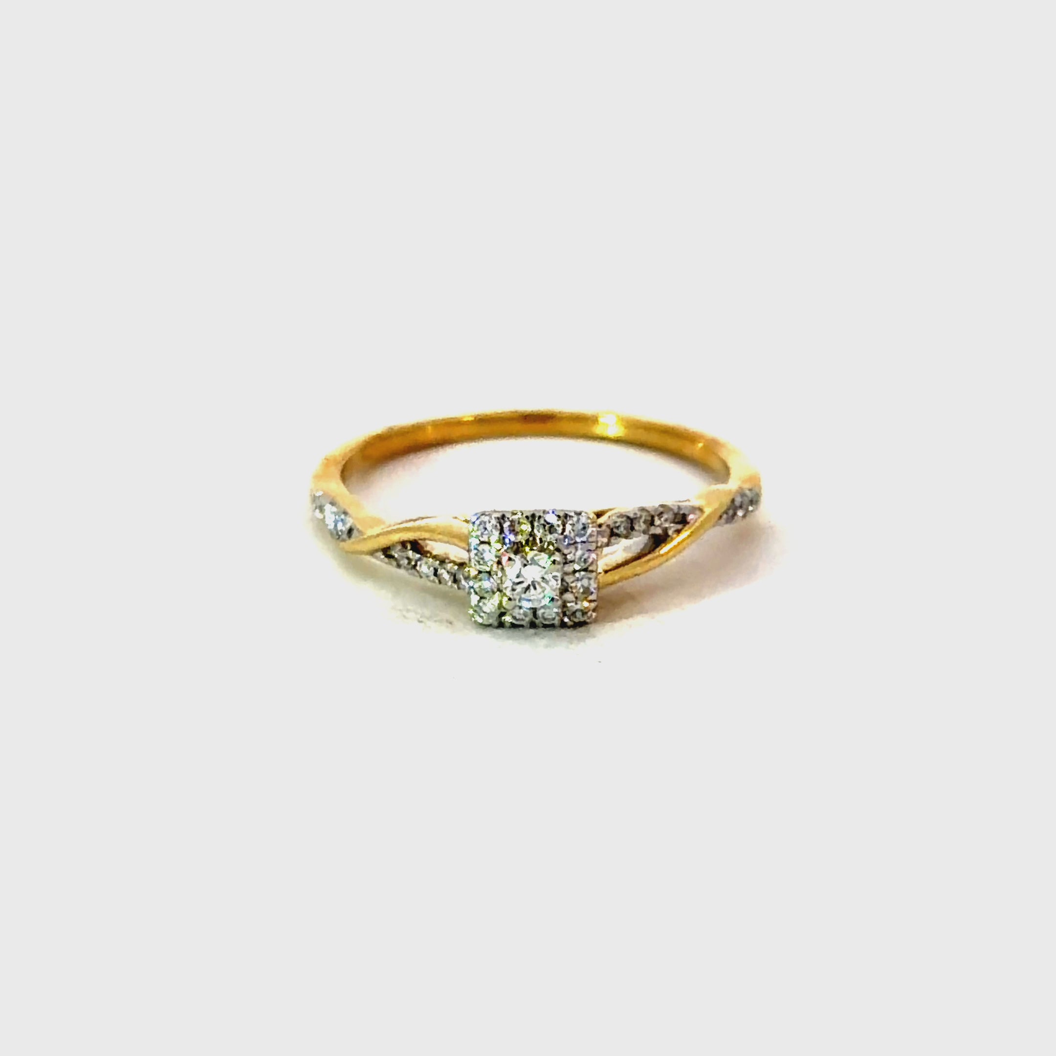 10k Gold & Diamonds Ring