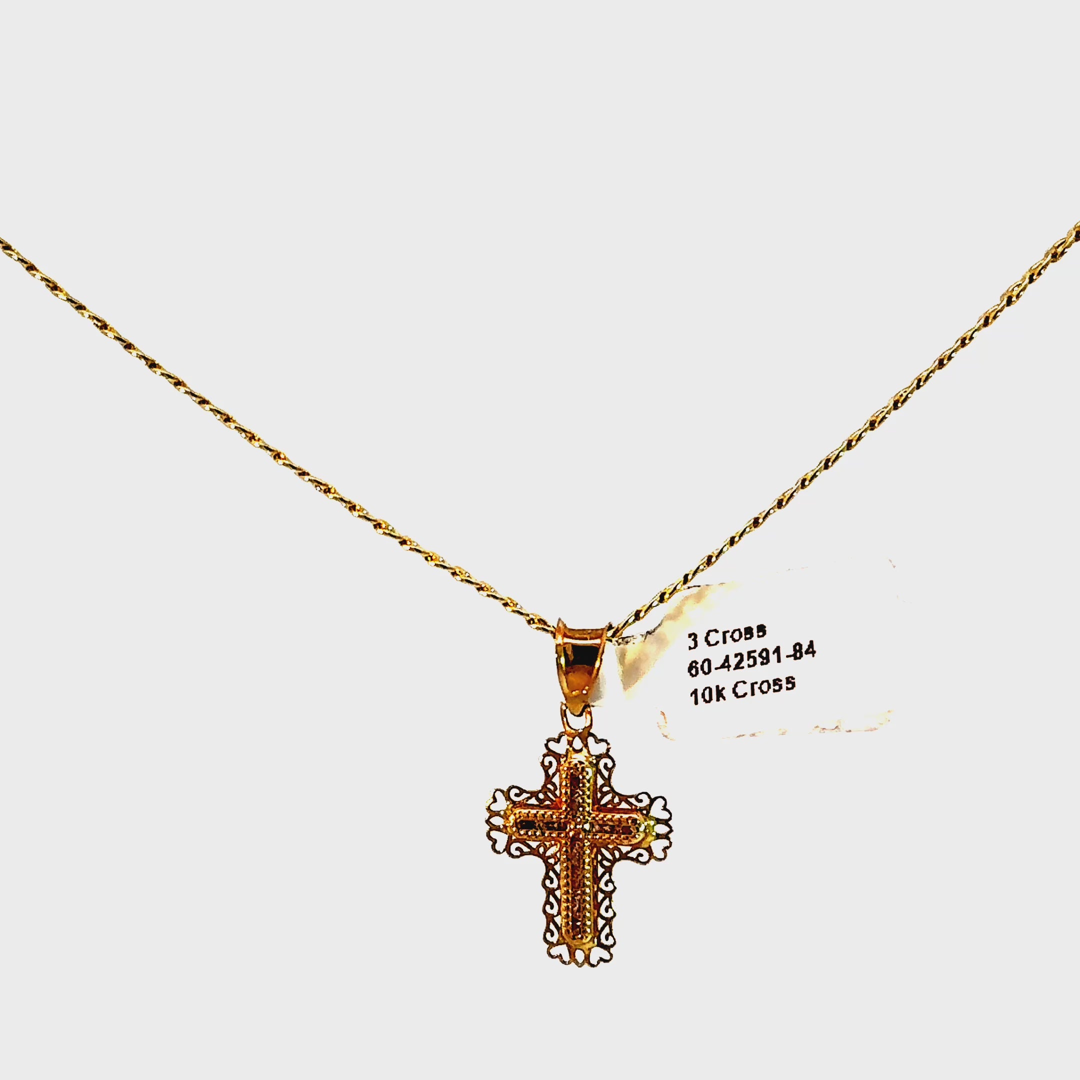 10k Gold Set - 2mm Cuban Chain + Pendant