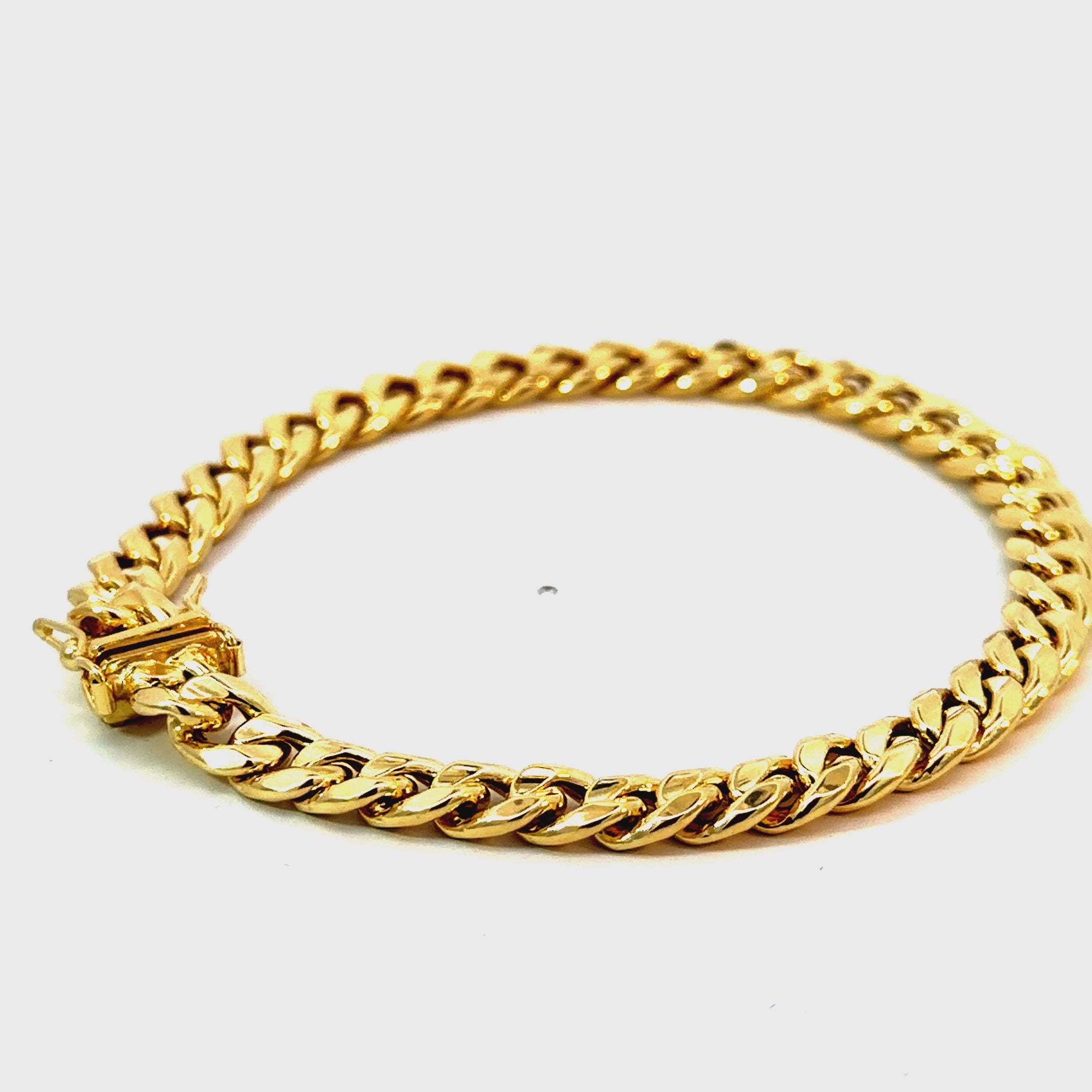 10k Gold - 7mm Cuban Bracelet