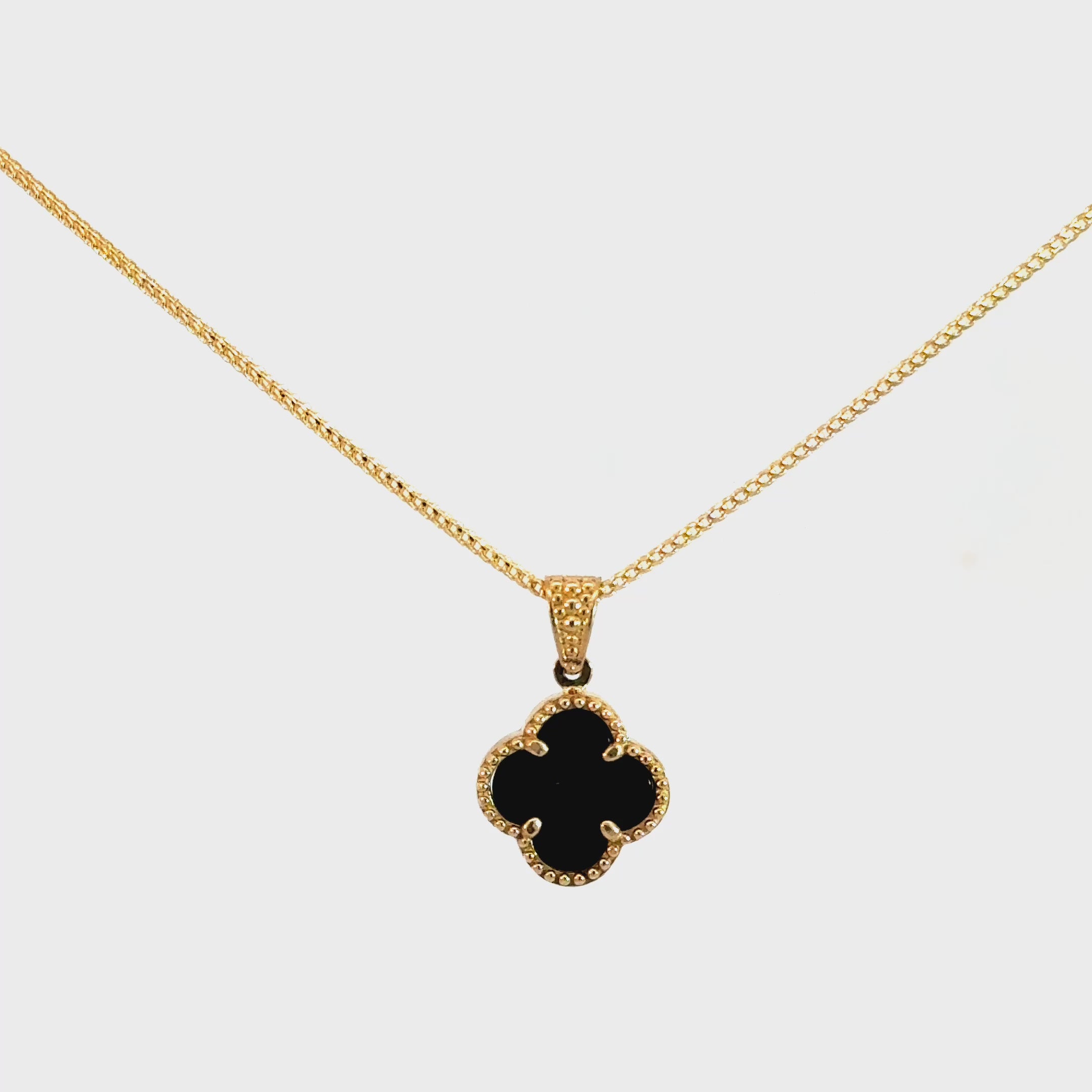 14k Gold Set - 1mm Solid Franco Chain + Pendant