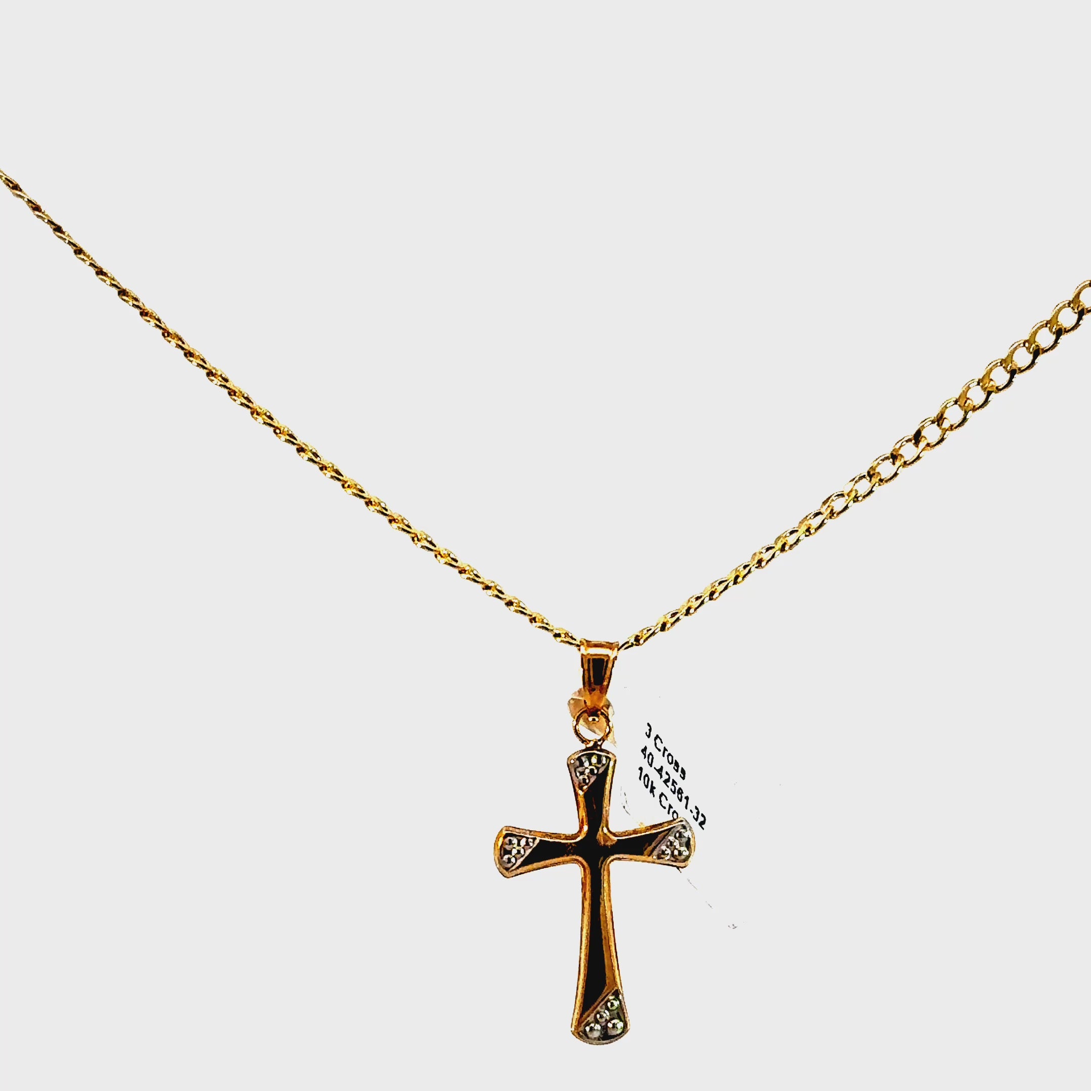 10k Gold Set - 2mm Cuban Chain + Pendant