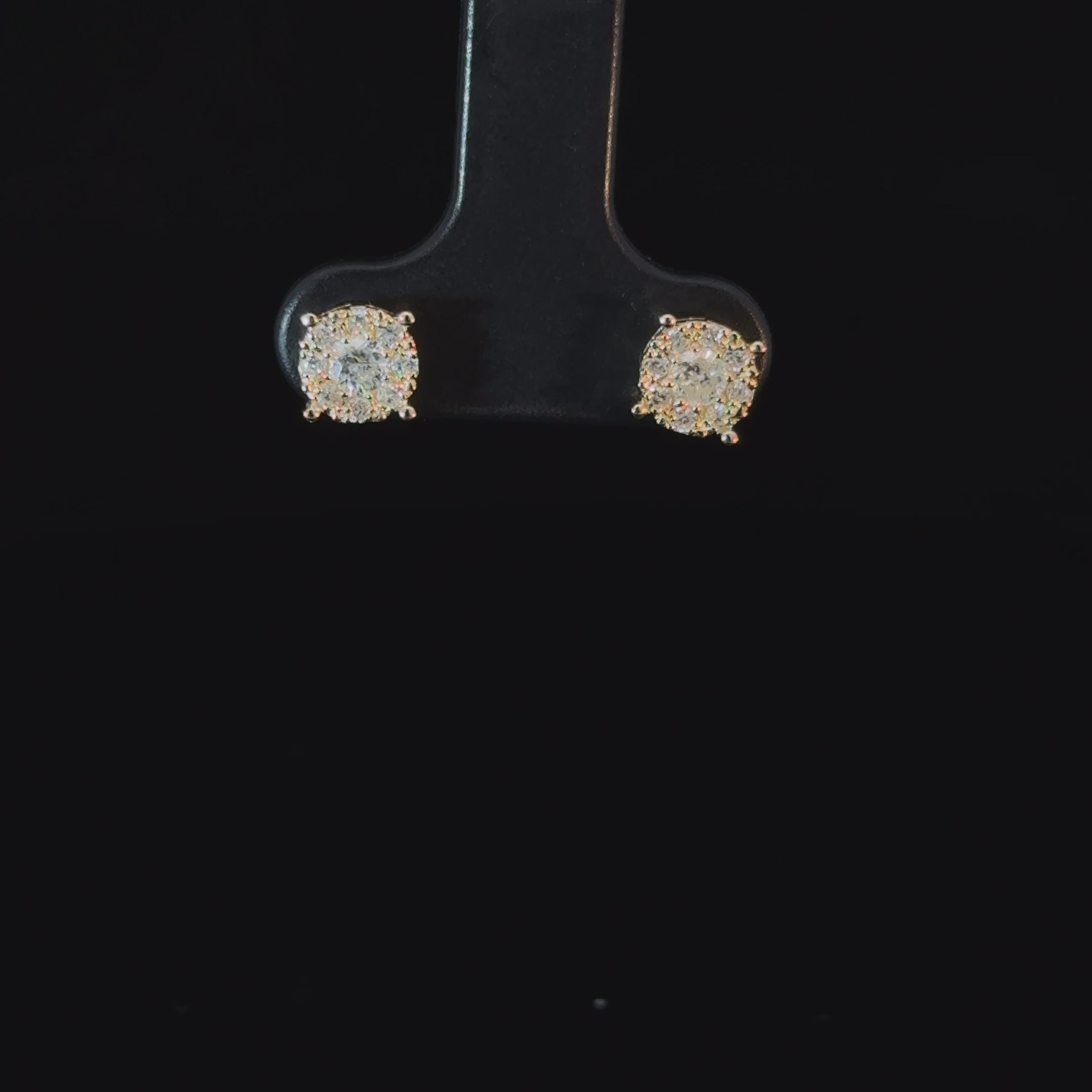 14k Gold - Diamond Studs