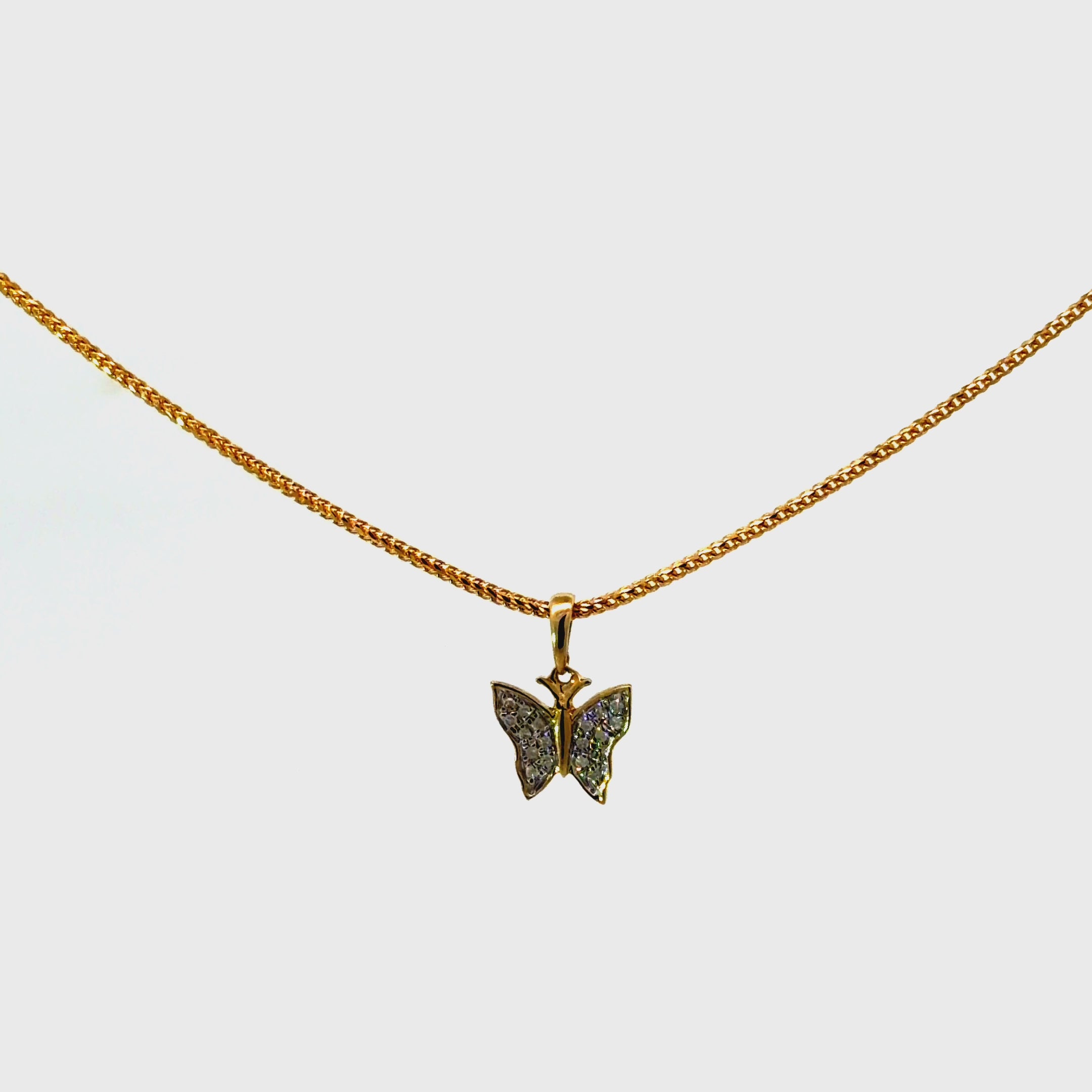 10k Gold & Diamonds - Pendant ONLY