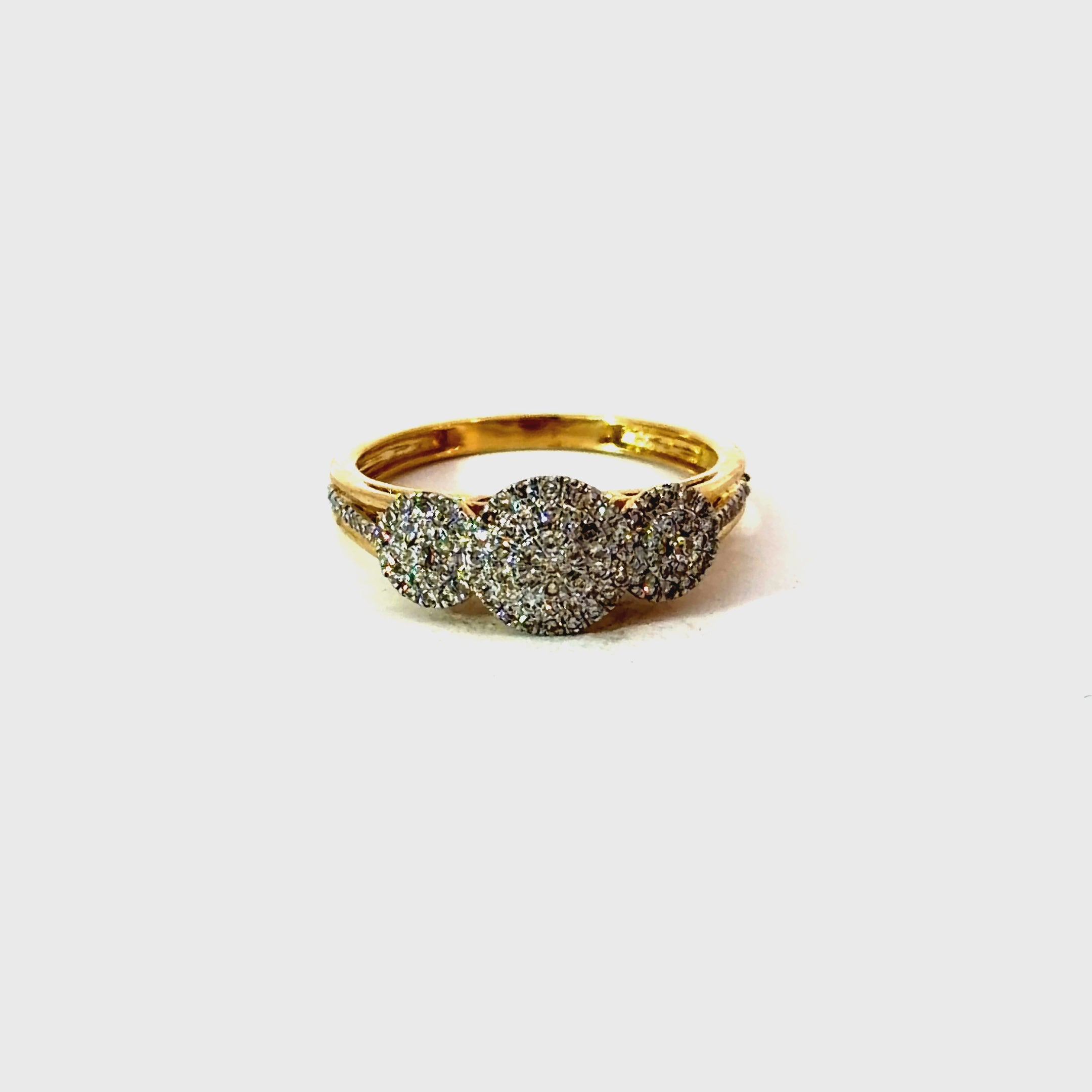 10k Gold & Diamonds Ring