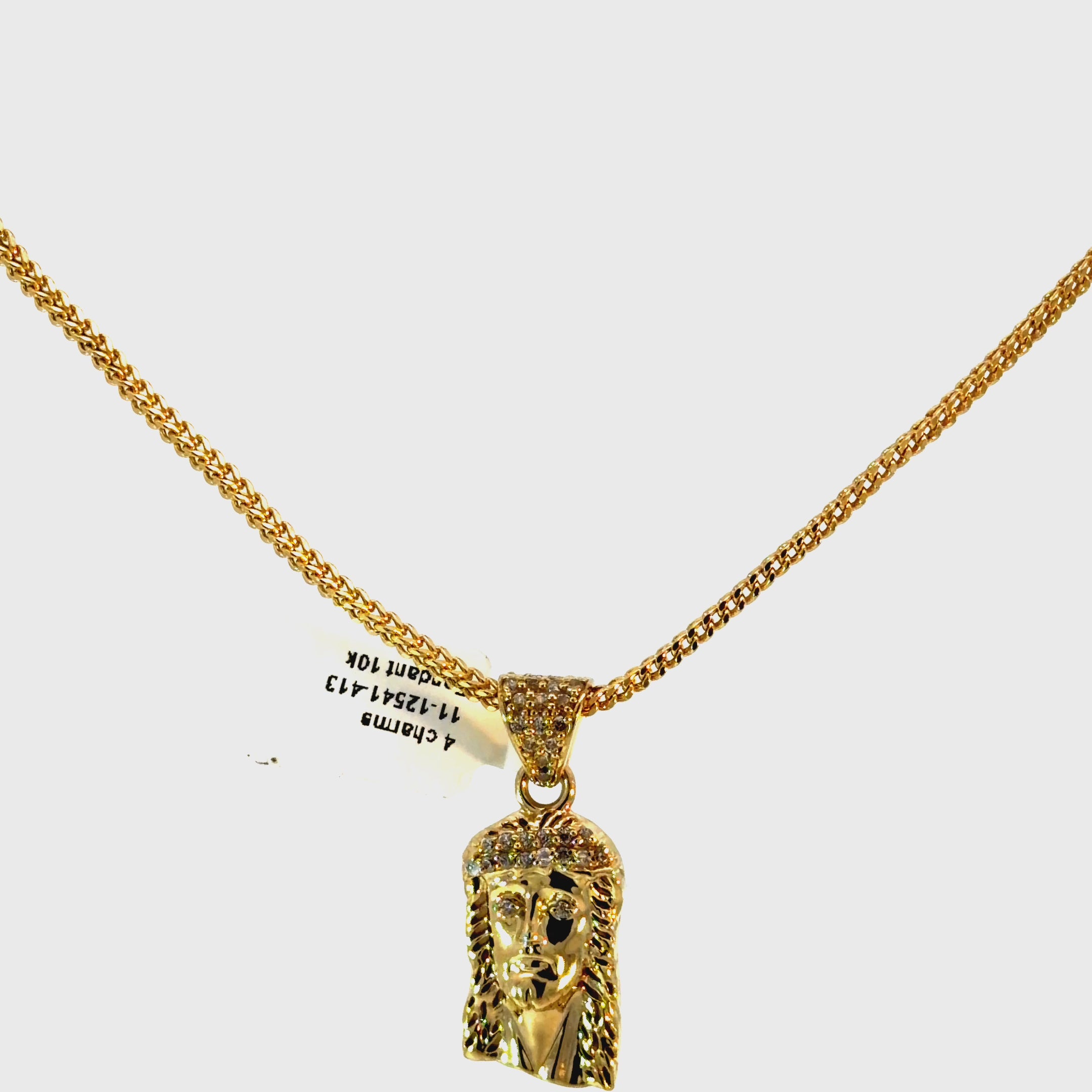 10k Gold Set - 1.8mm Franco Chain + Pendant