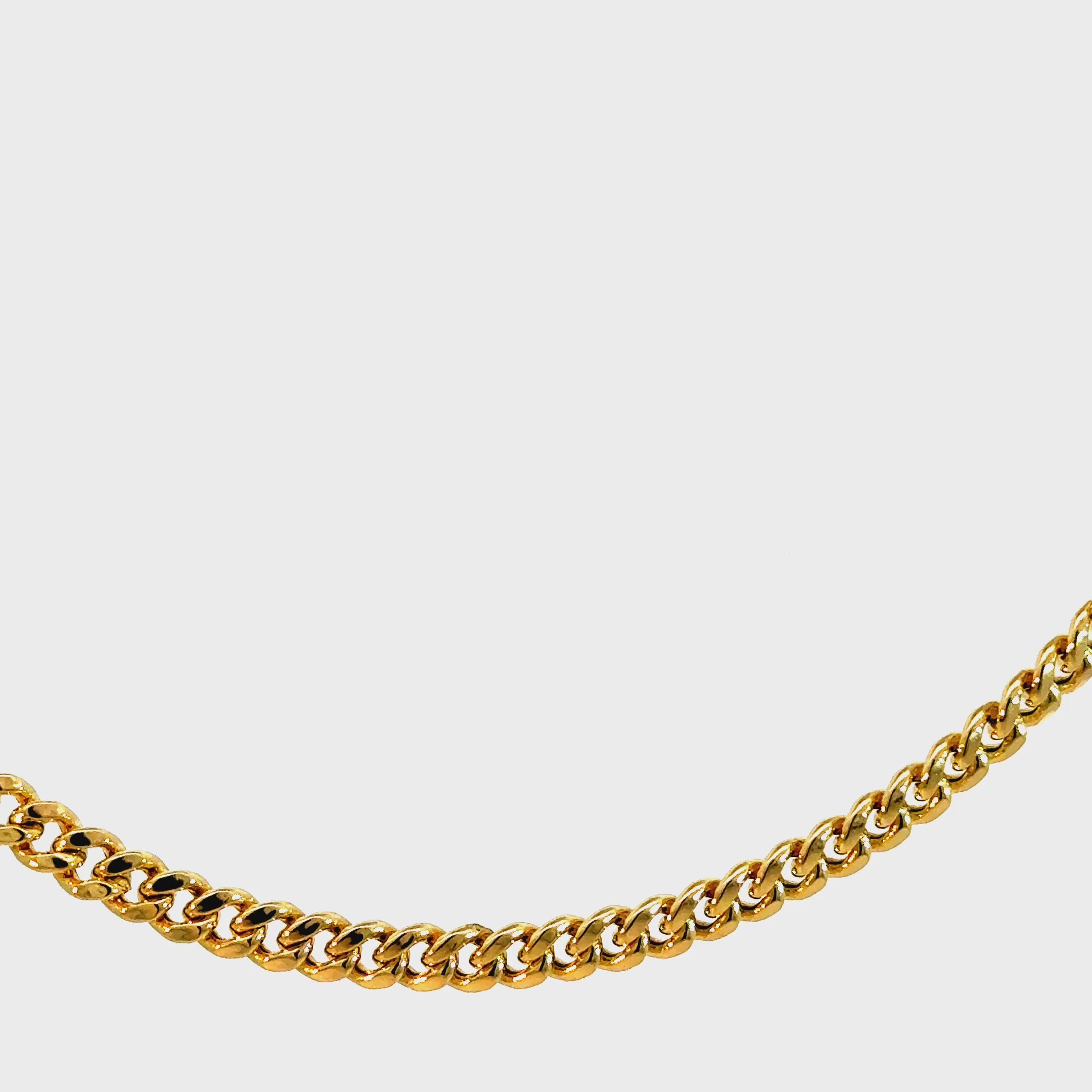 10k Gold - 4.5mm Cuban Chain