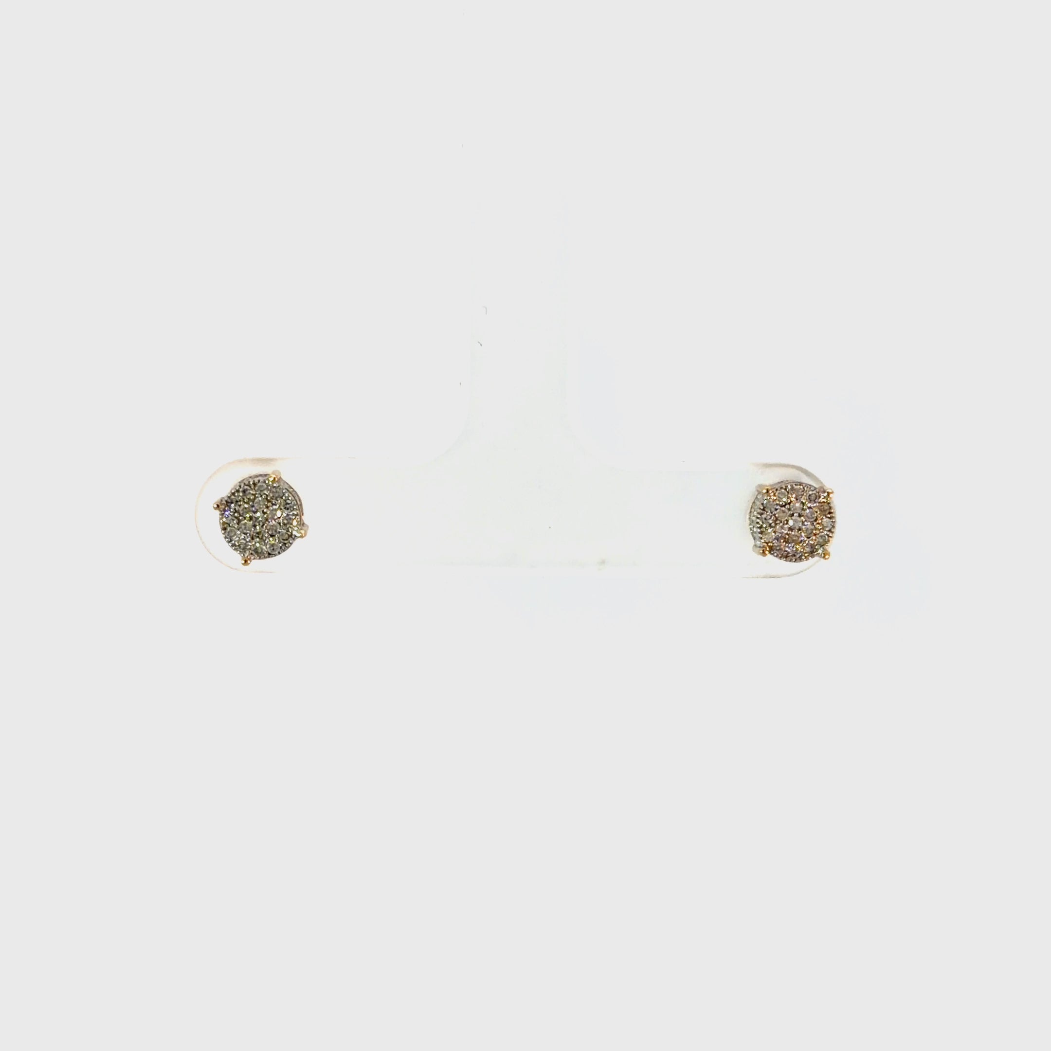10k Gold & Diamond Studs