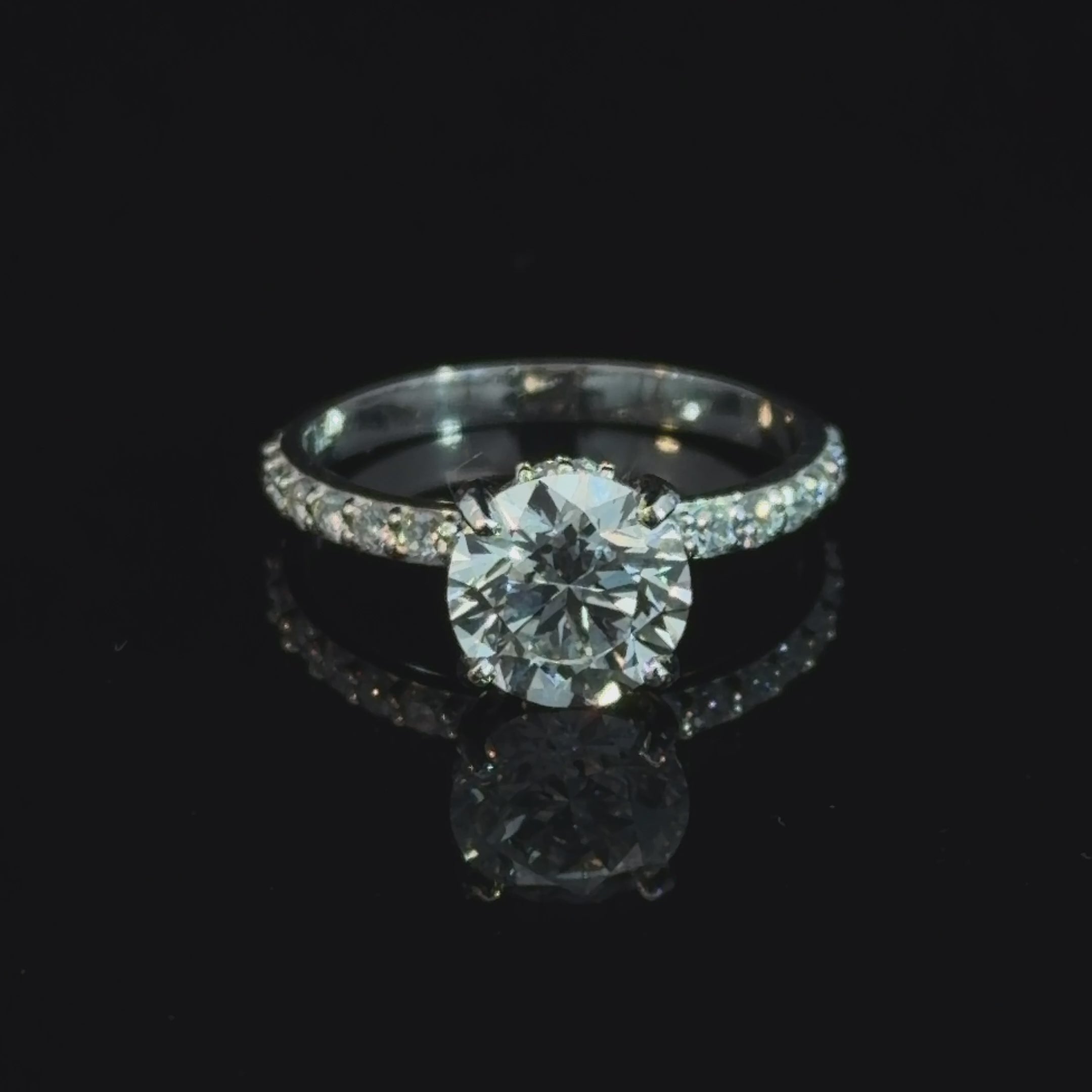 2.04CT Round Brilliant Lab-Grown Diamond Ring