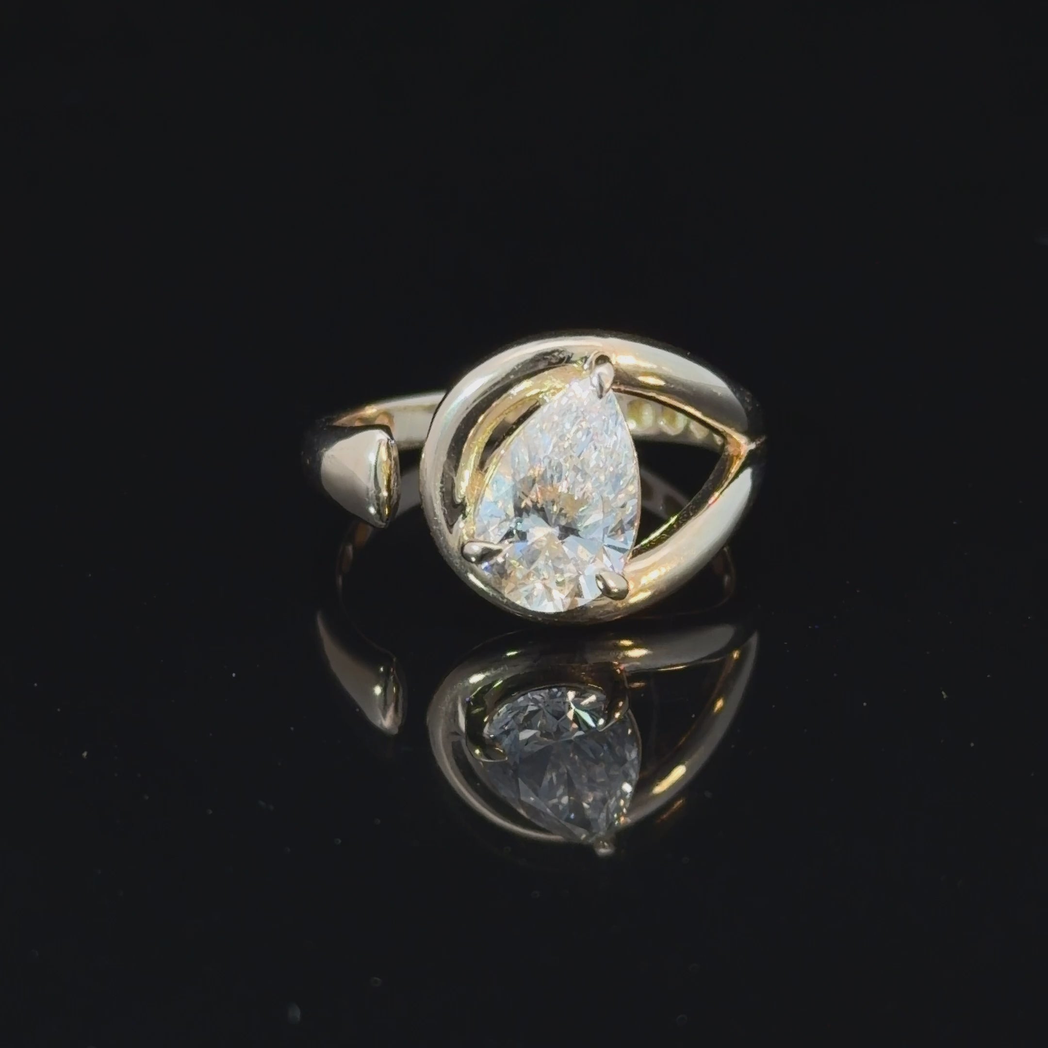 14k Gold & Lab-Grown Diamond Ring