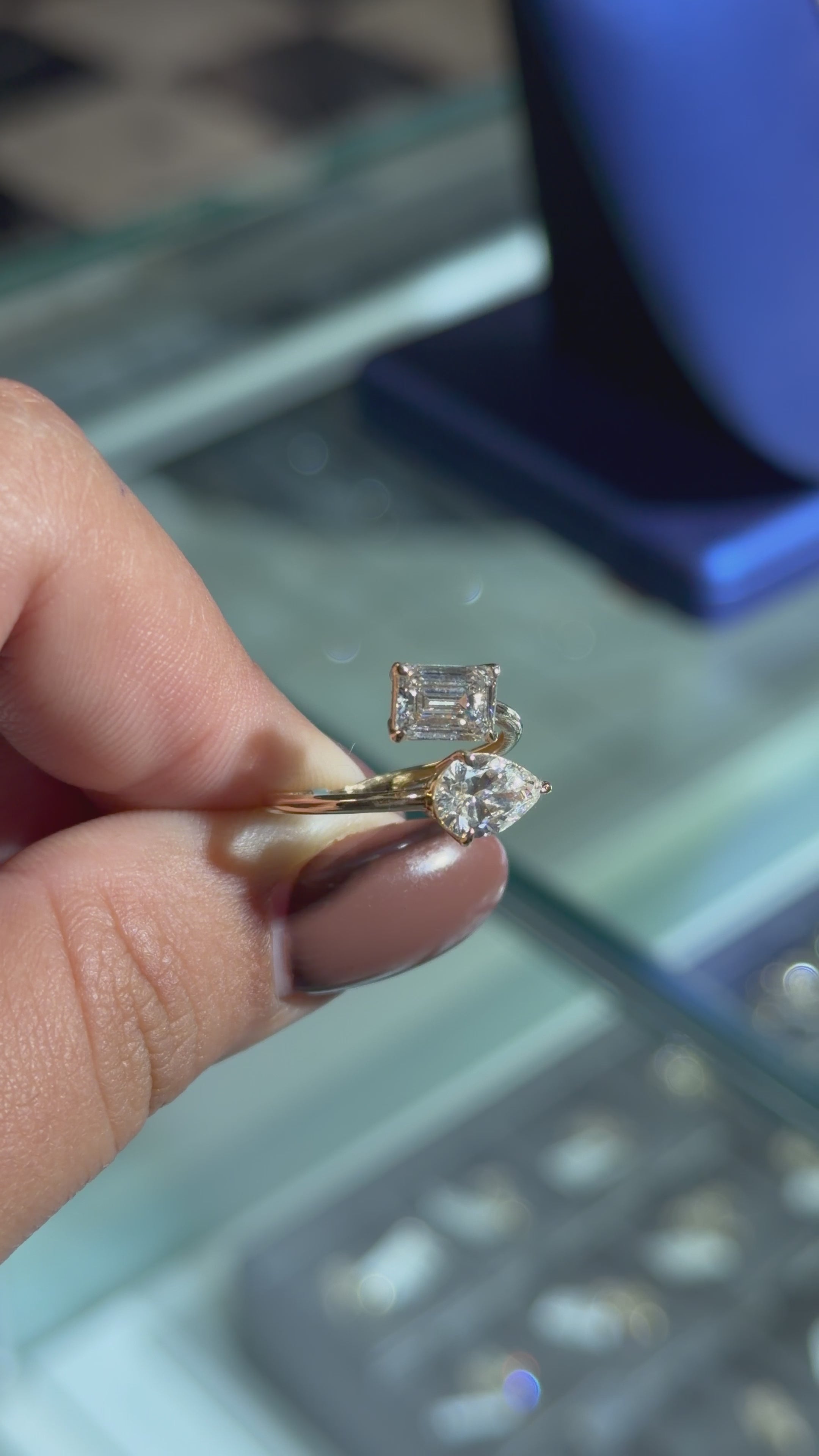14k Gold & Lab-Grown Diamond Ring