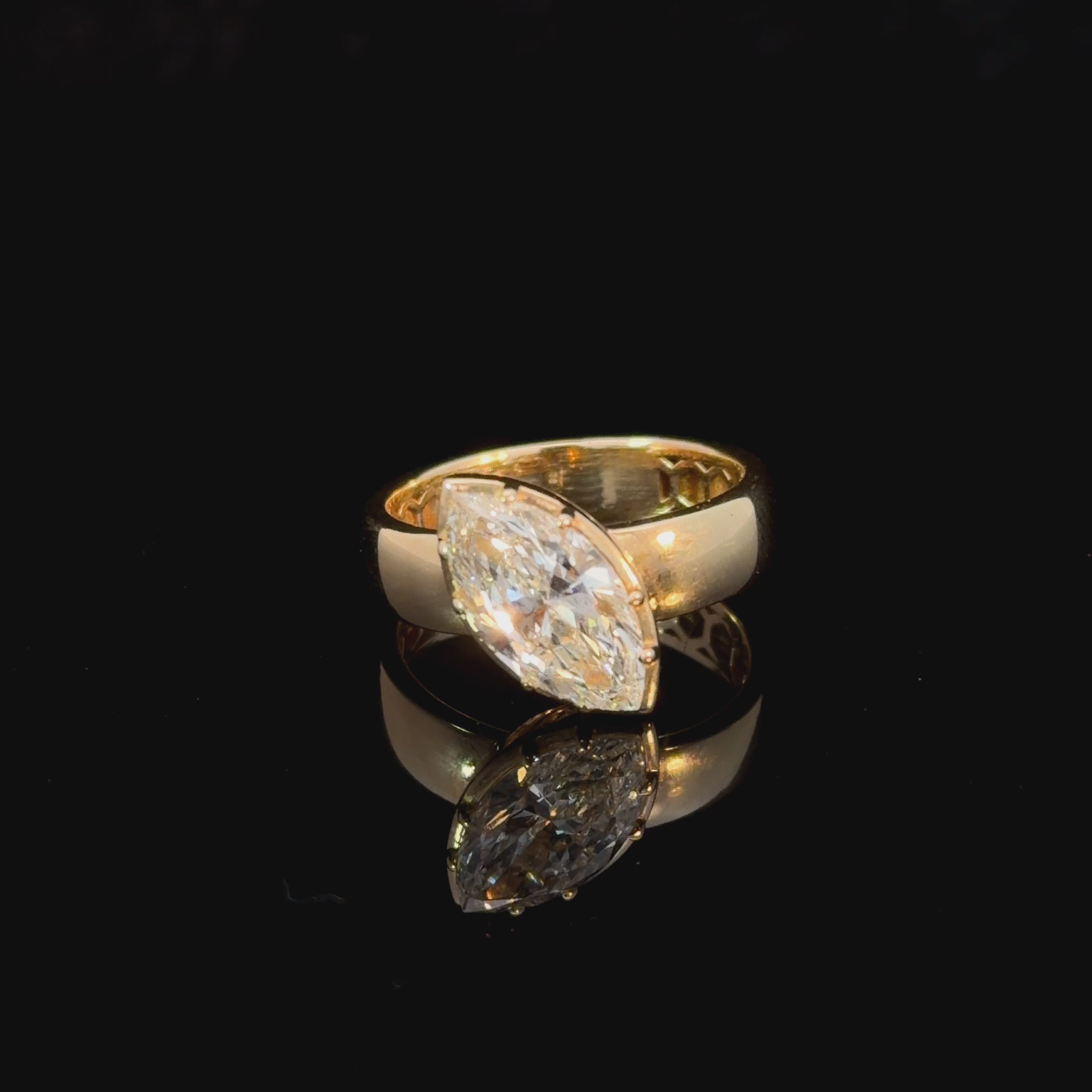 14k Gold & Lab-Grown Diamond Ring