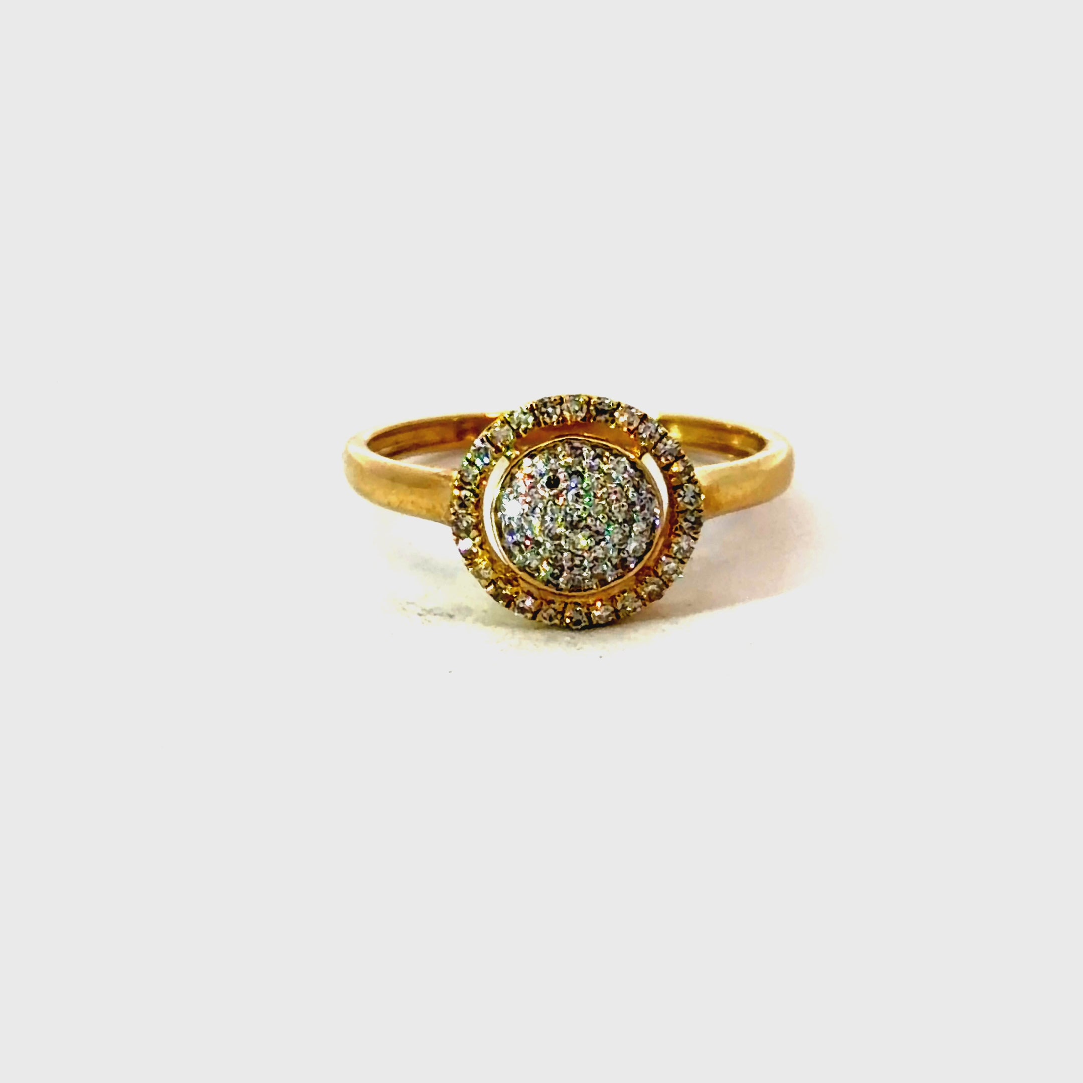 10k Gold & Diamonds Ring