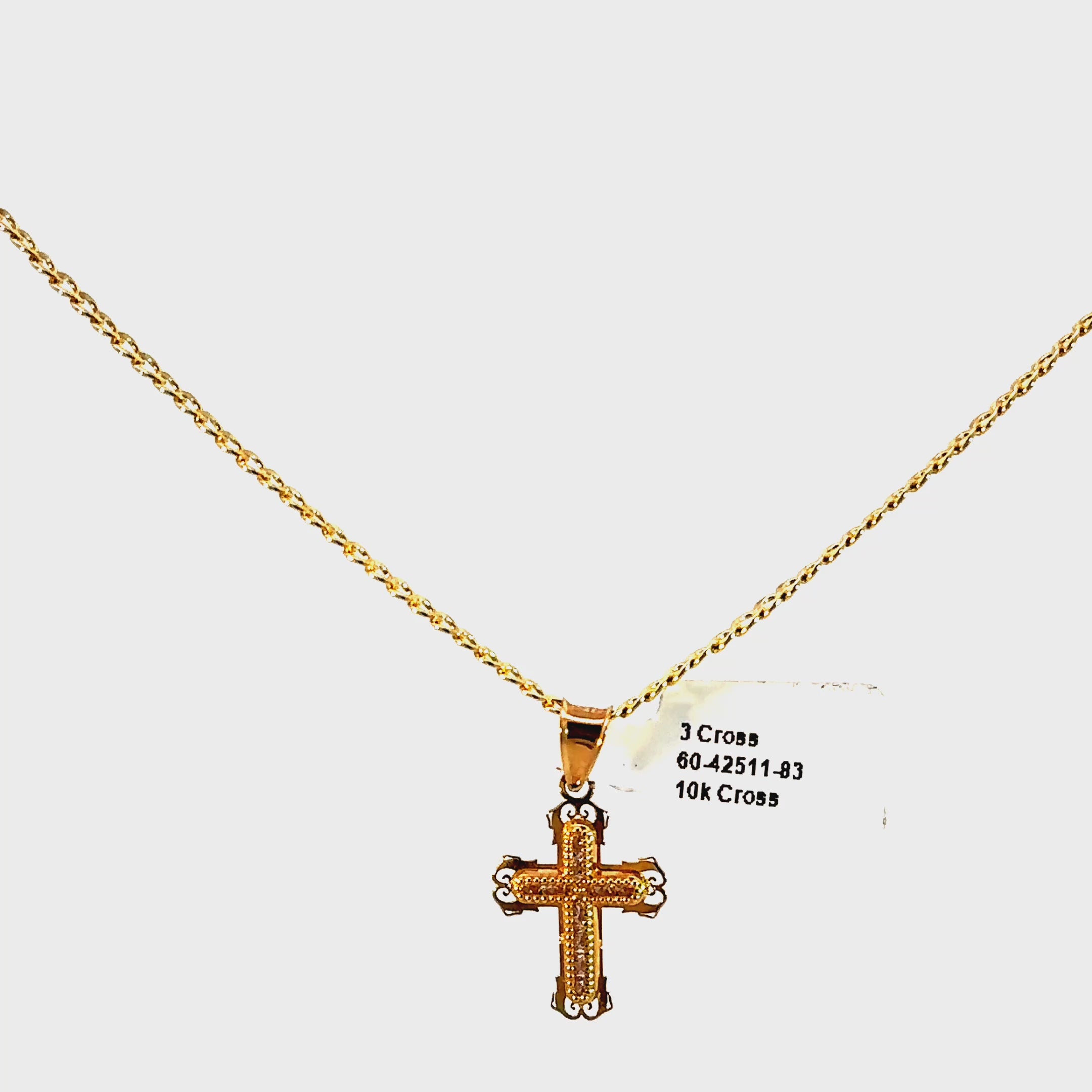 10k Gold Set - 2mm Cuban Chain + Pendant