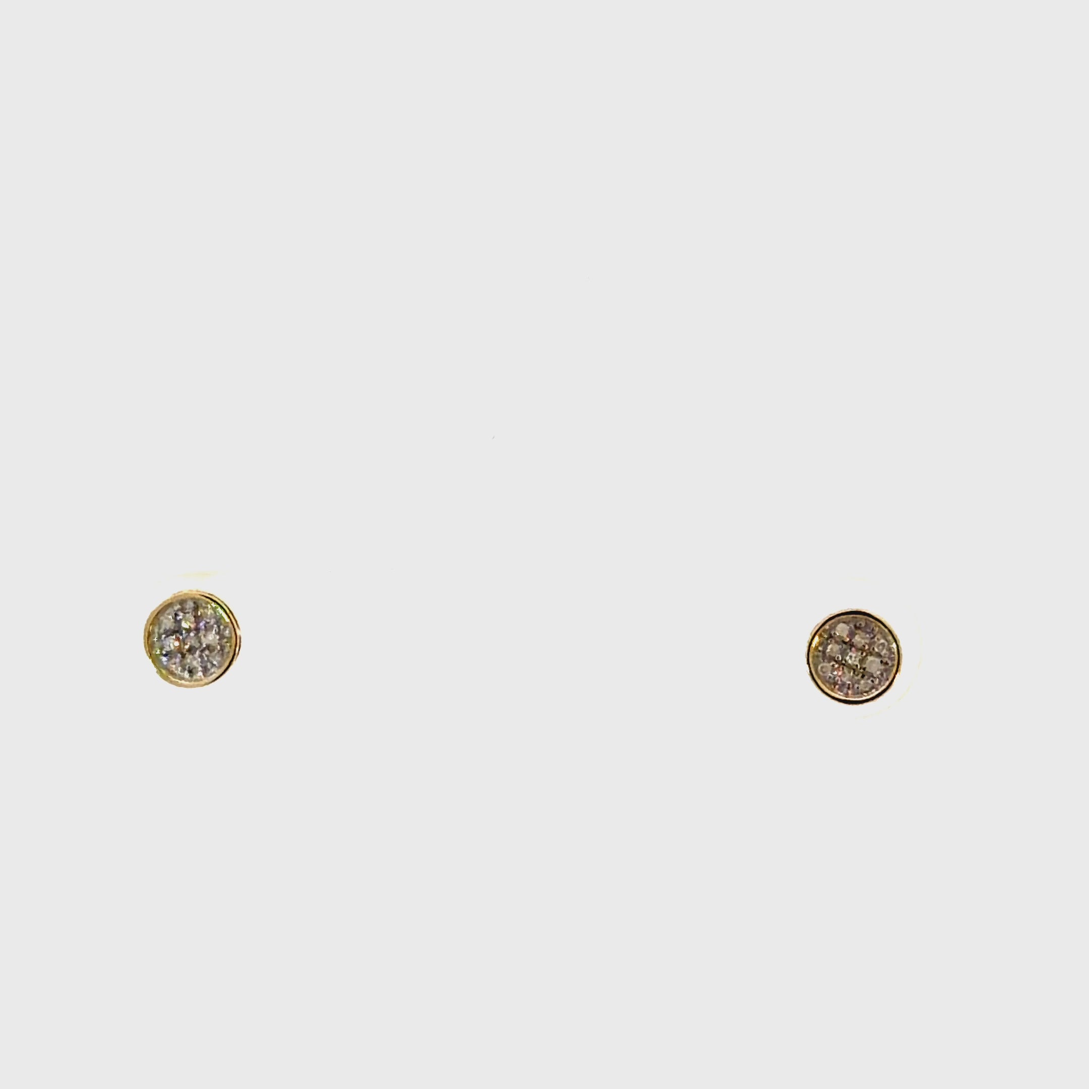 10k Gold & Diamond Studs