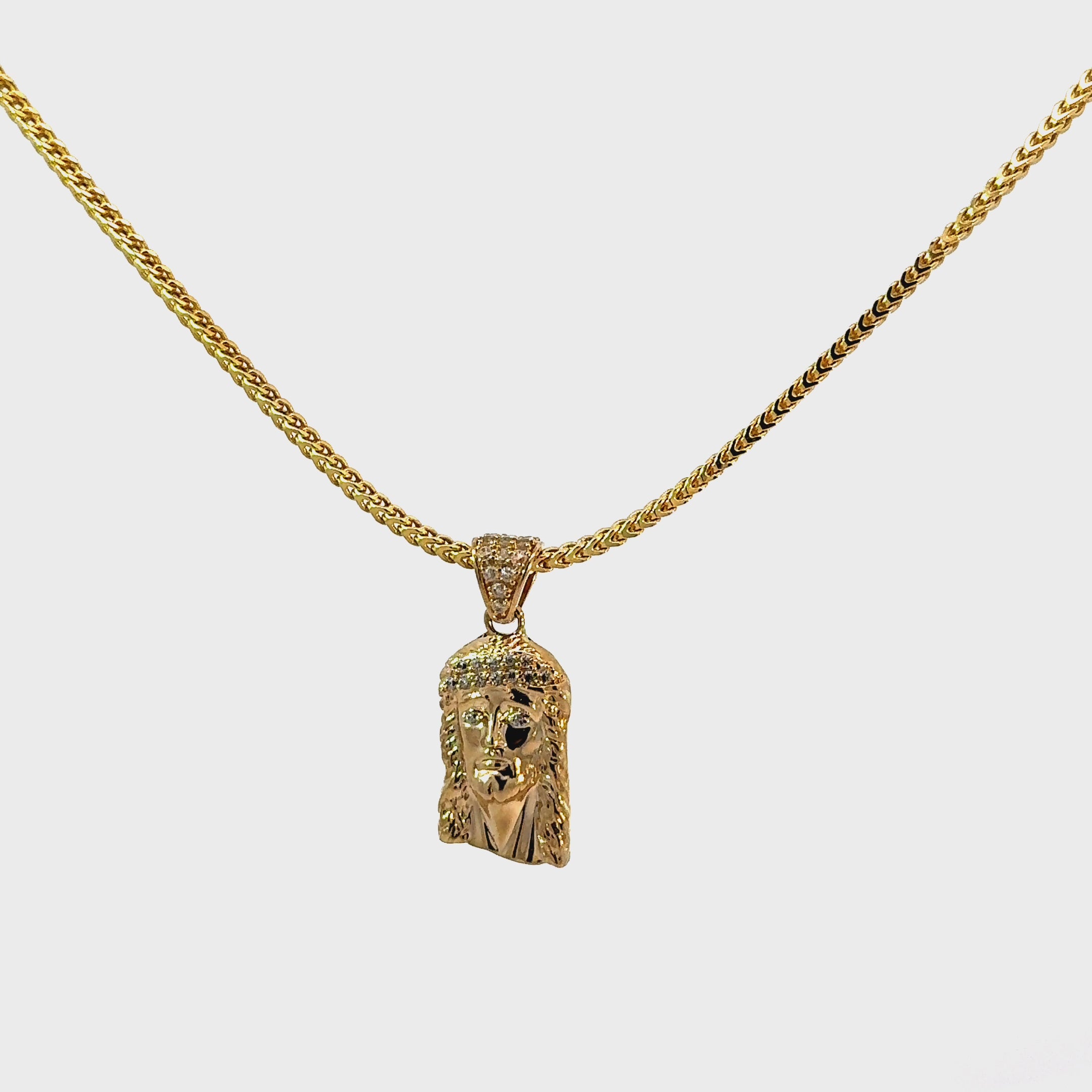 10k Gold Set - 1.7mm Franco Chain + Pendant