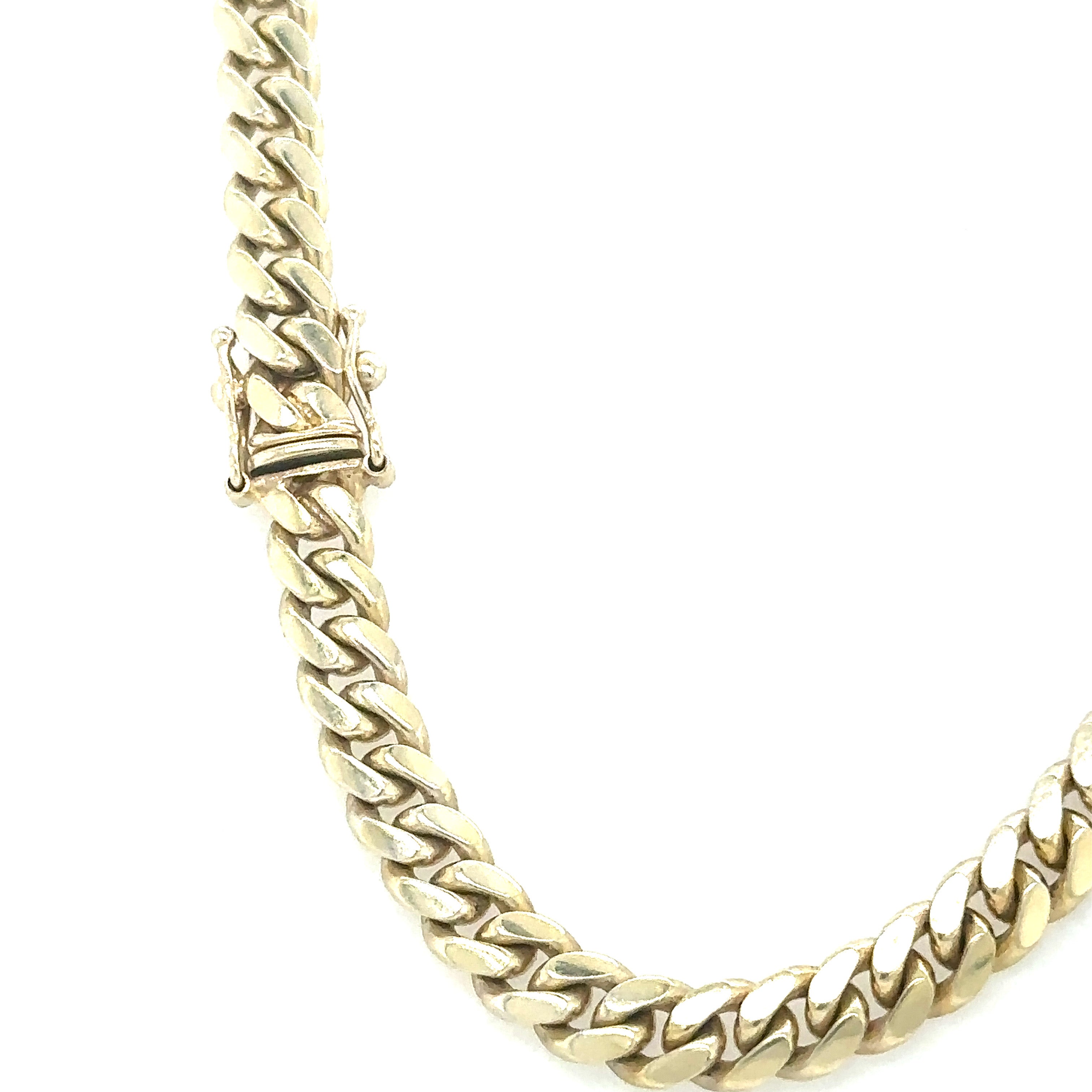 14k Solid - 6mm Cuban Chain