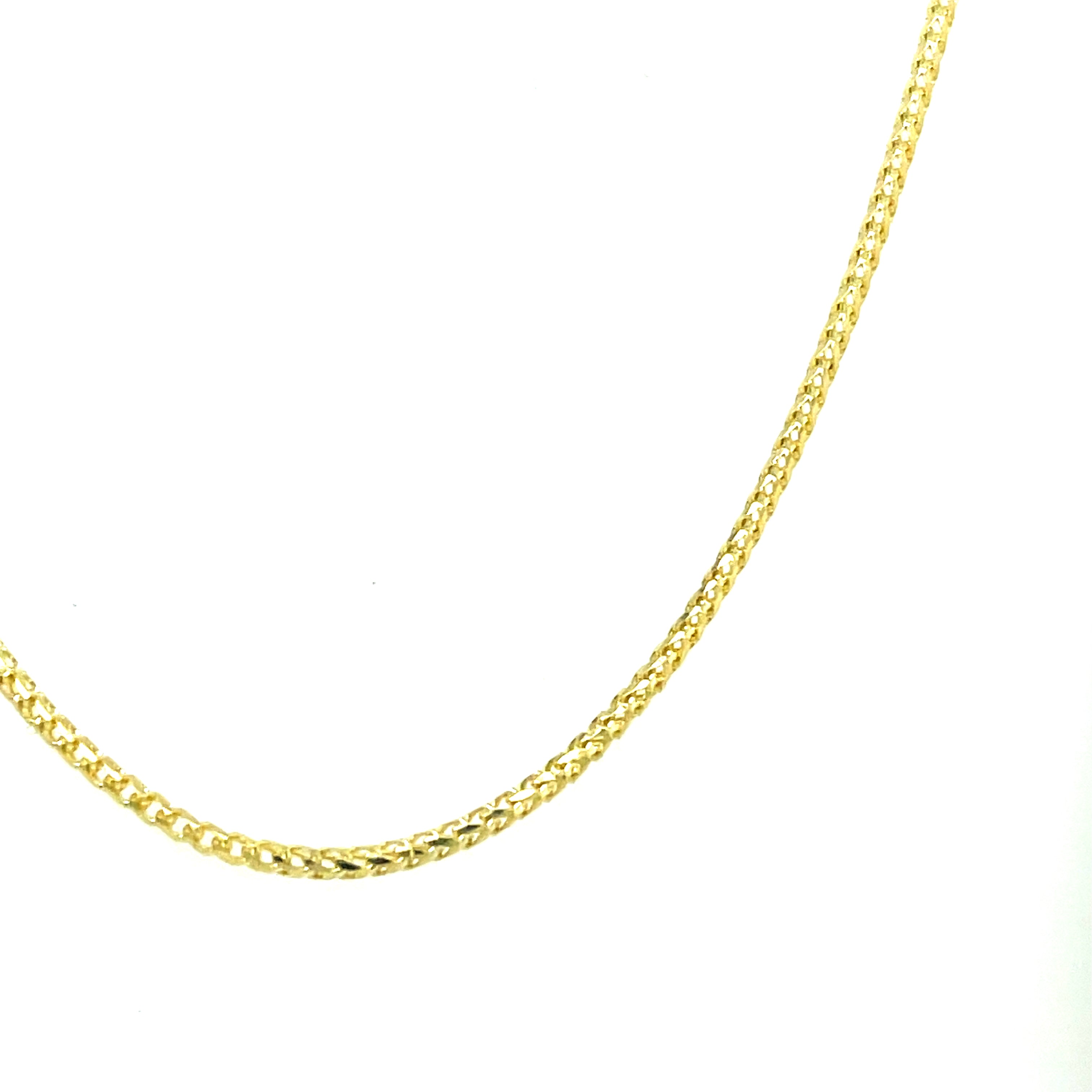 14k Solid - Franco Chain 1mm