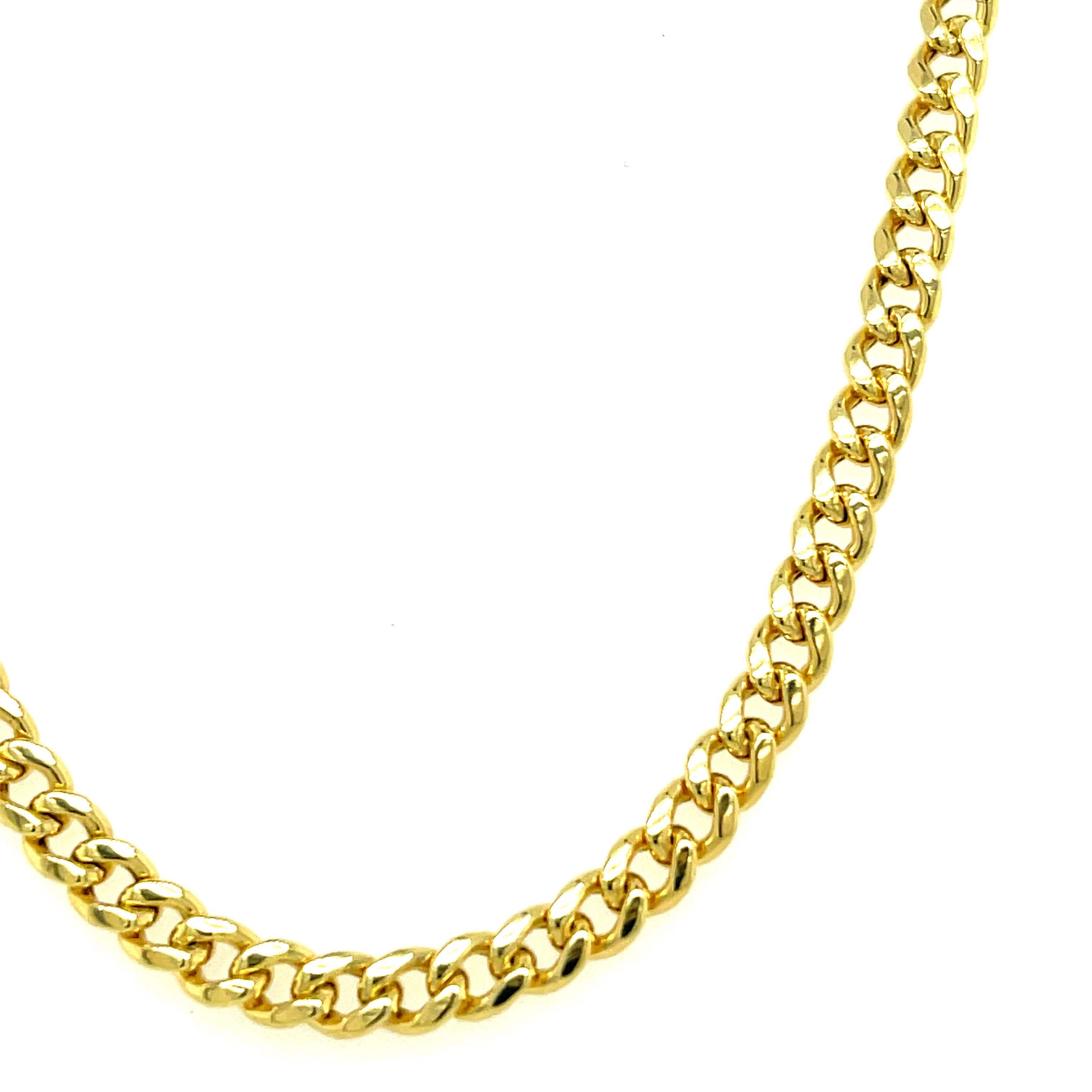 10k Gold - 3.8mm Cuban Link Chain