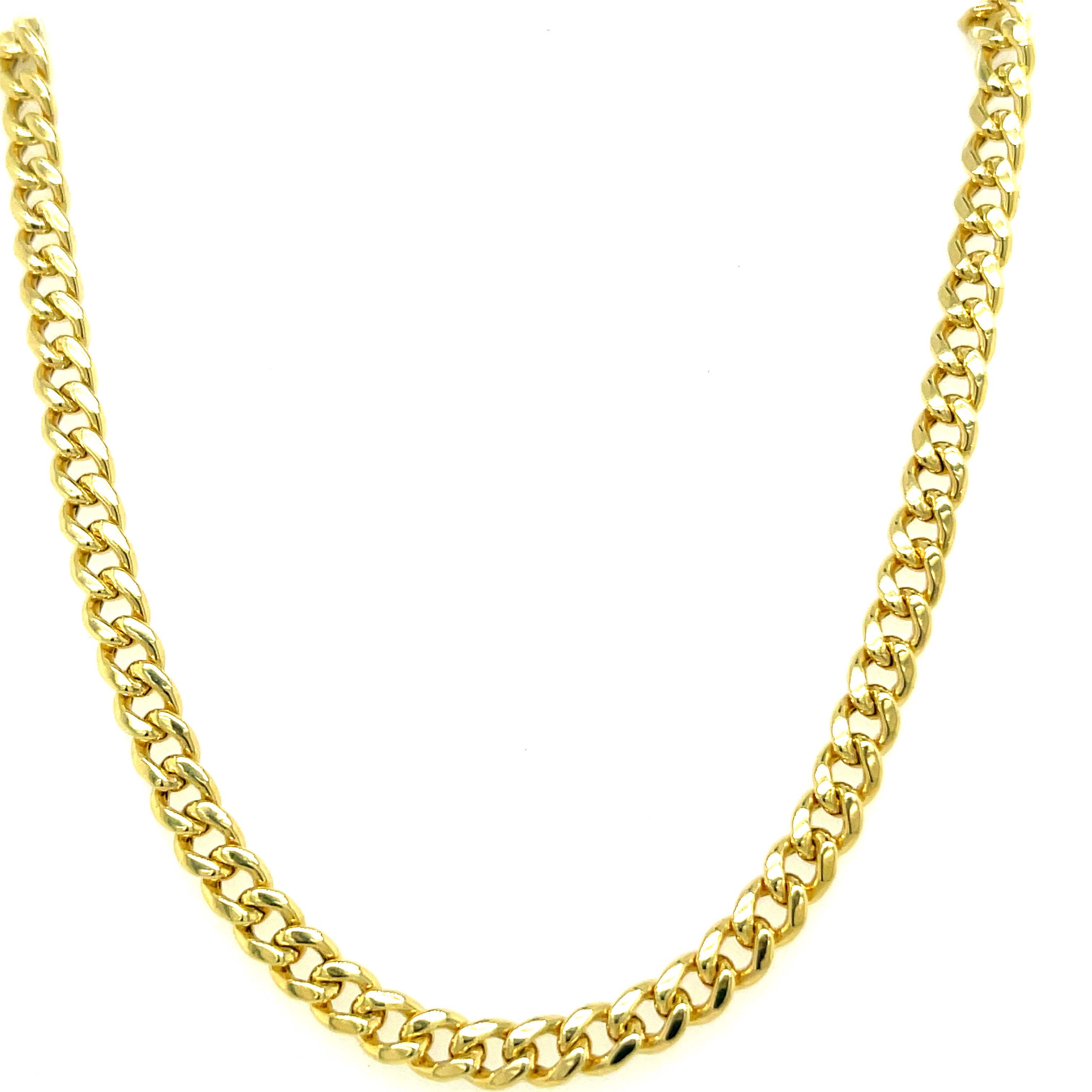 10k Gold - 3.8mm Cuban Link Chain