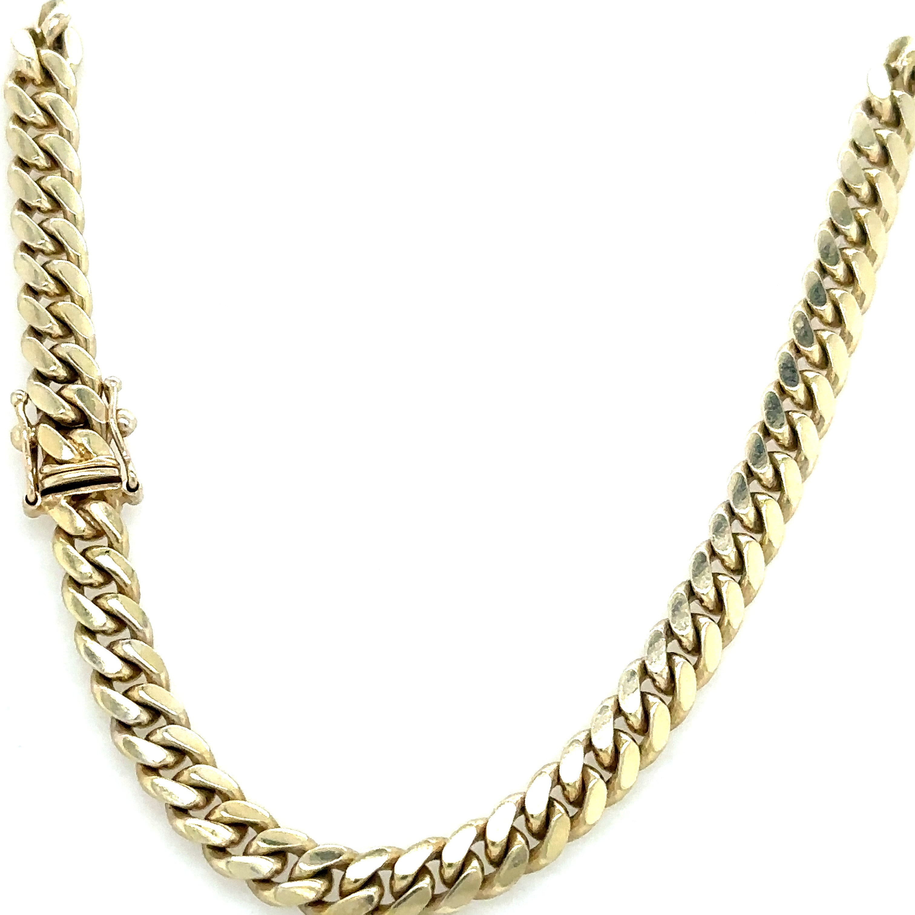 14k Solid - 6mm Cuban Chain