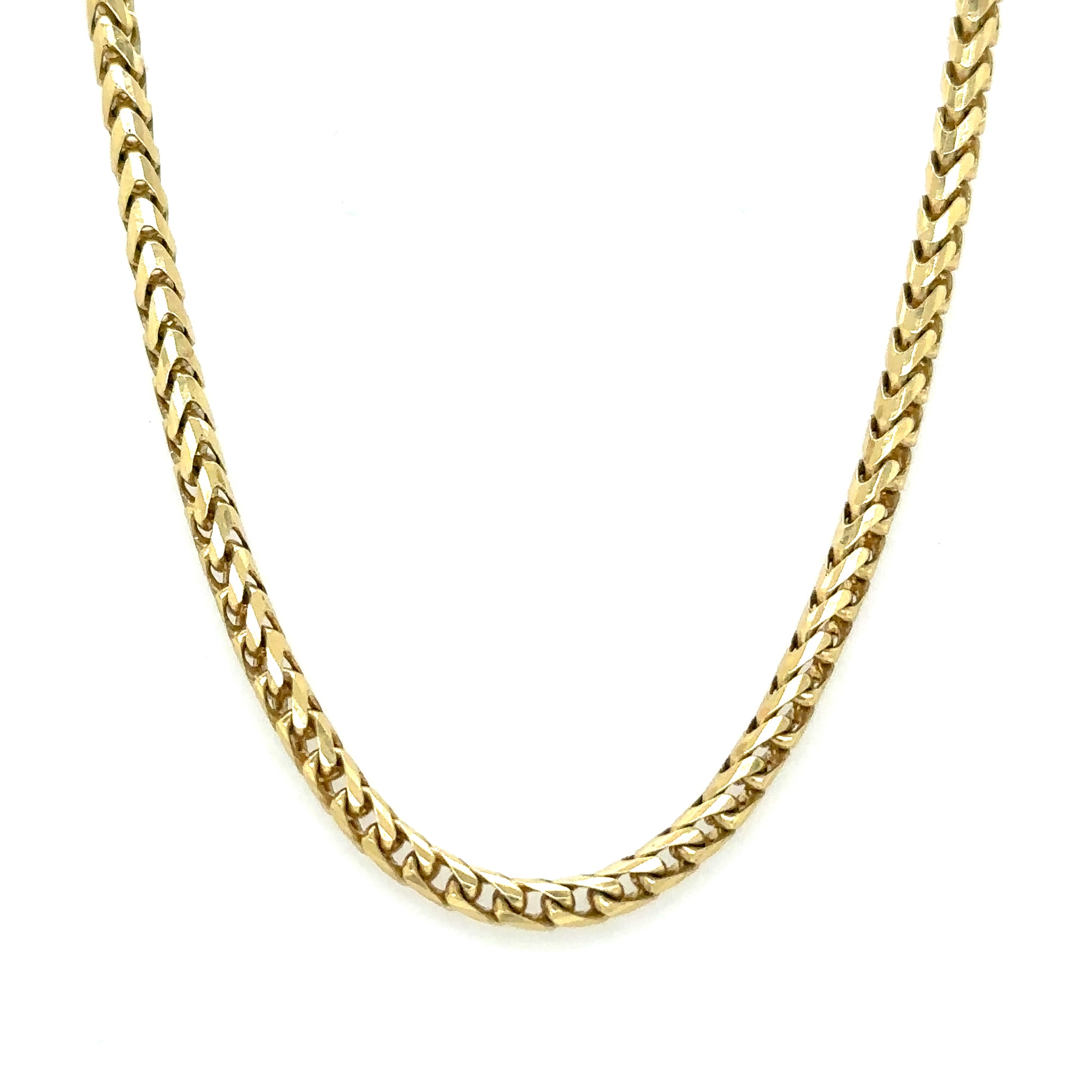 10k Solid - Franco Chain 3mm