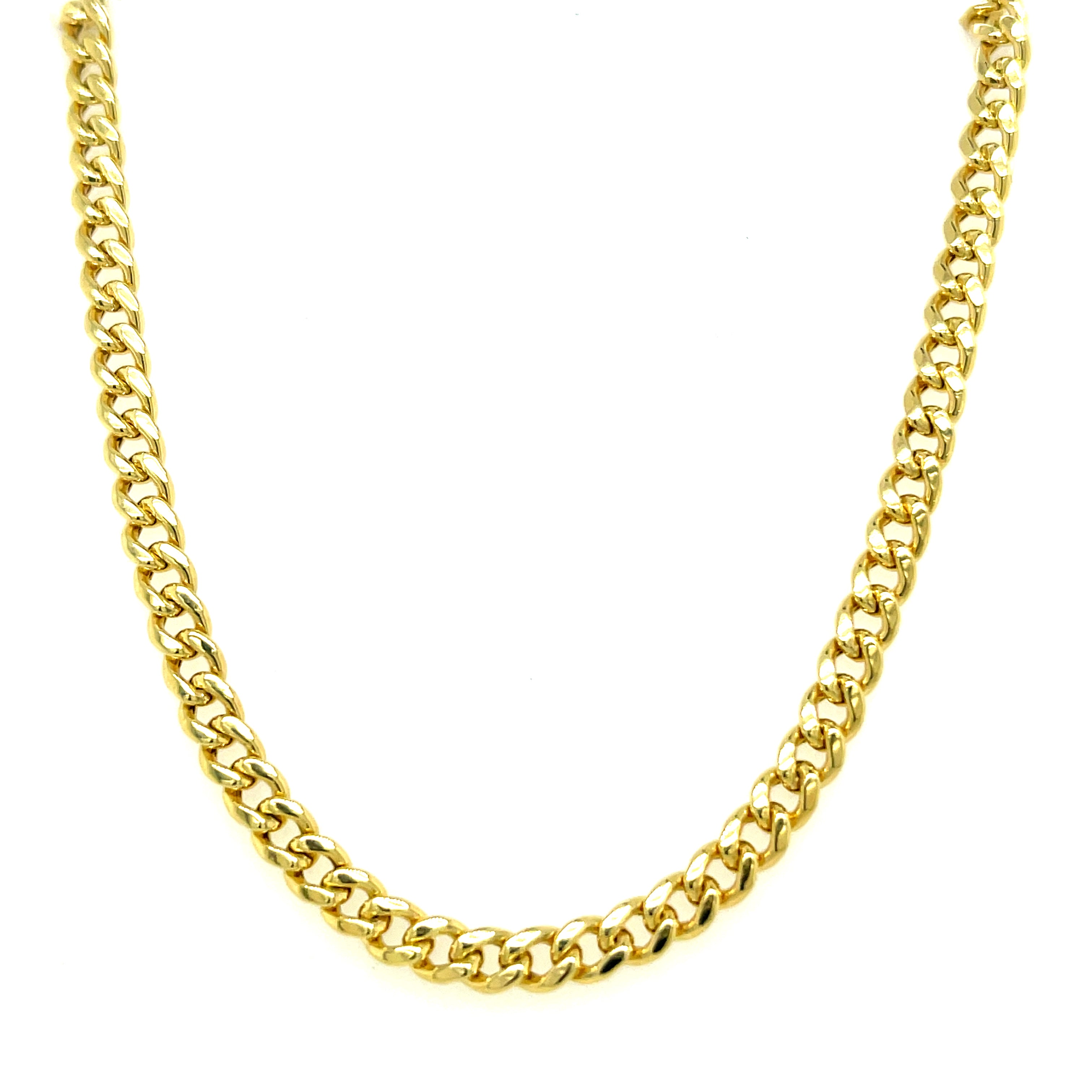 10k Gold - 3.8mm Cuban Link Chain